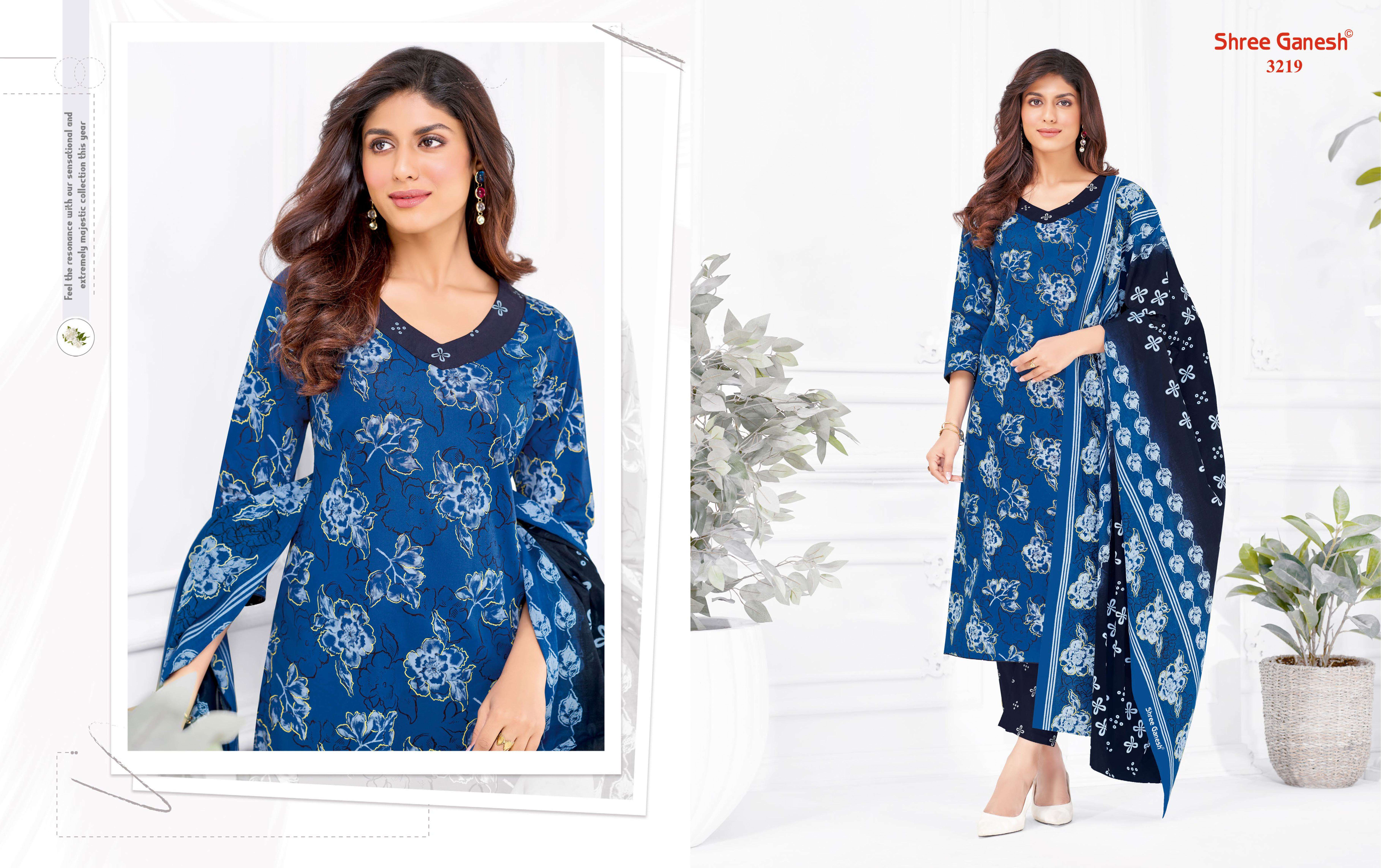 SHREE GANESH SAMAIYRA VOL 22 COTTON PRINT LADIES SALWAR SUIT	