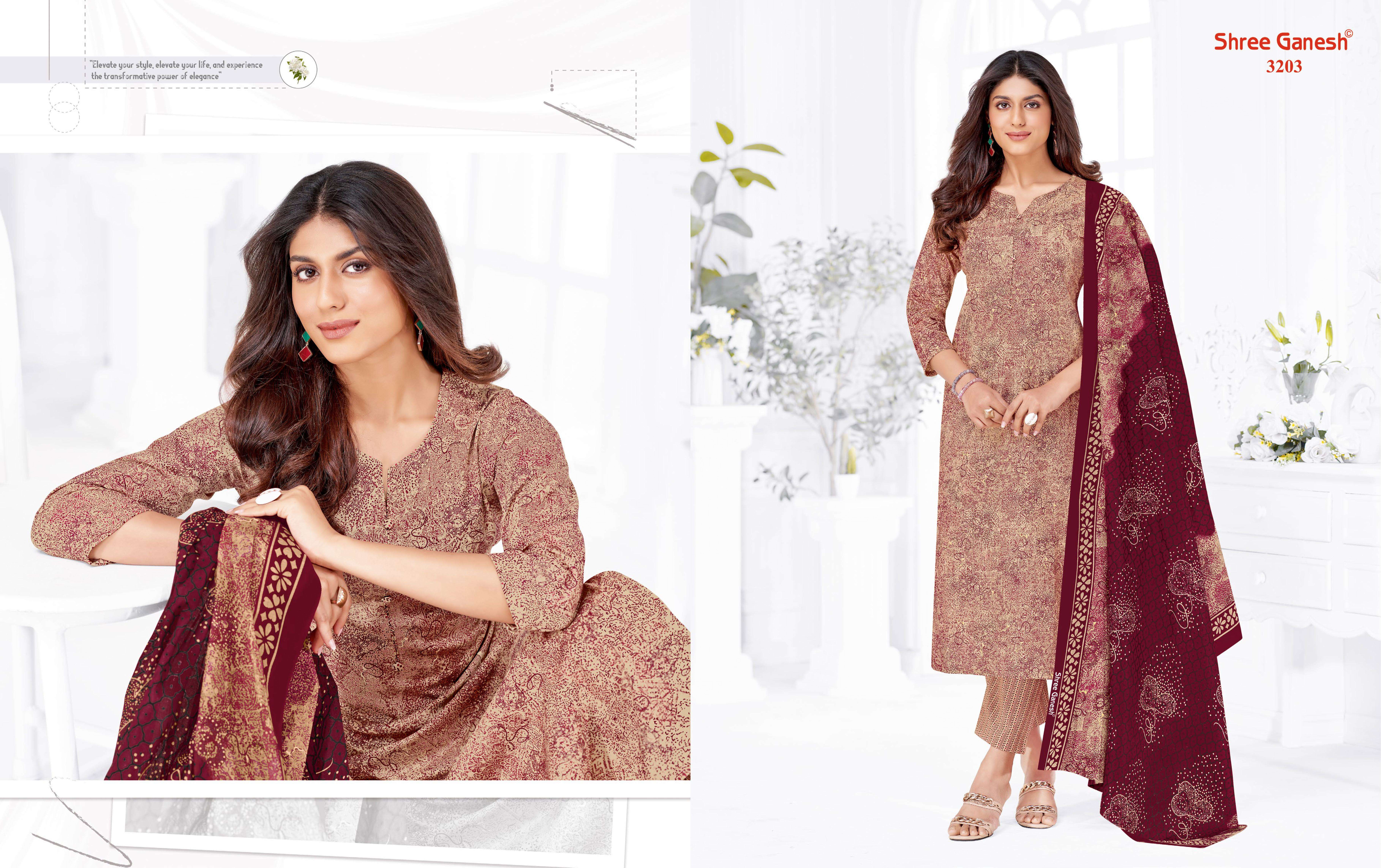 SHREE GANESH SAMAIYRA VOL 22 COTTON PRINT LADIES SALWAR SUIT	