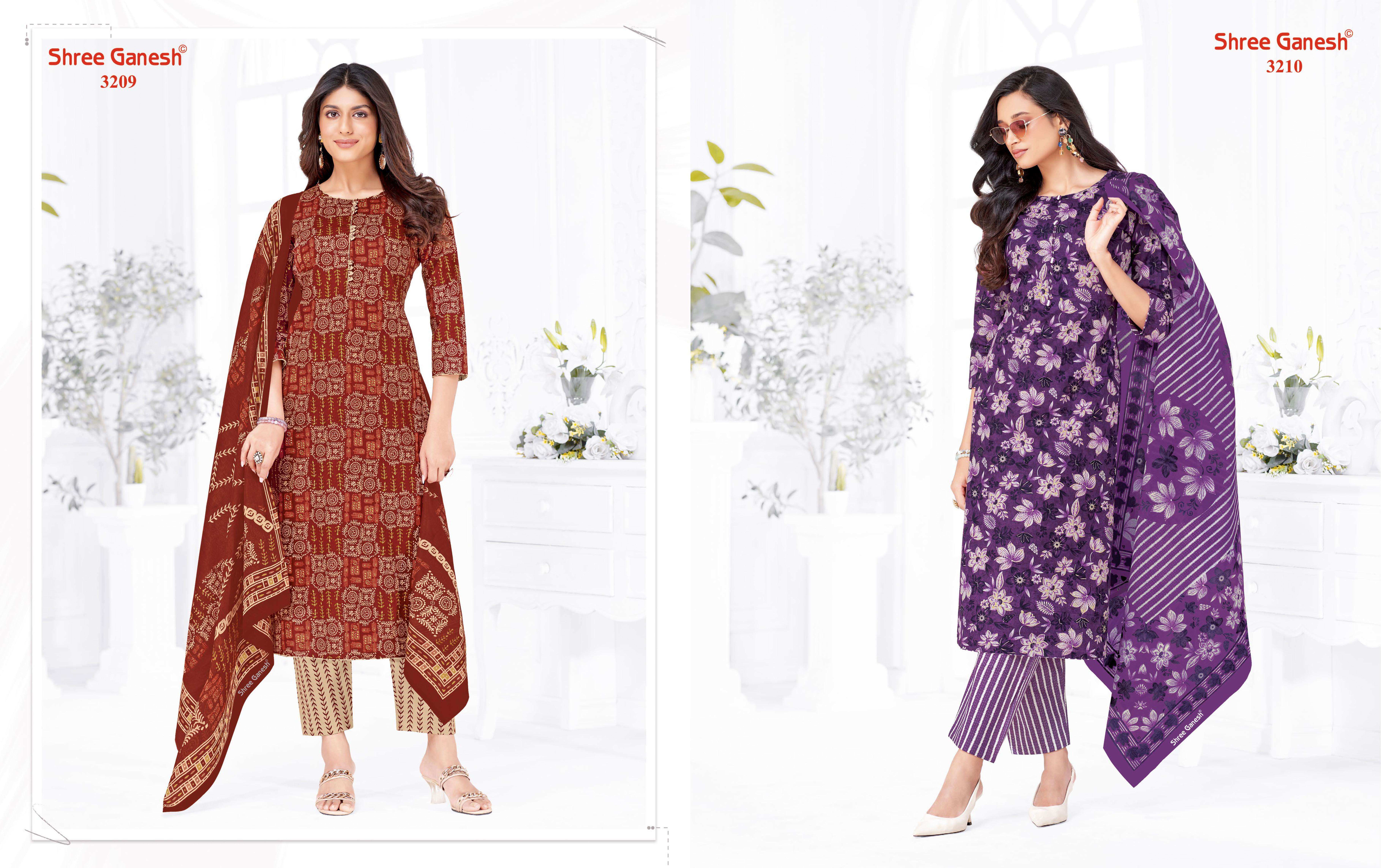 SHREE GANESH SAMAIYRA VOL 22 COTTON PRINT LADIES SALWAR SUIT	