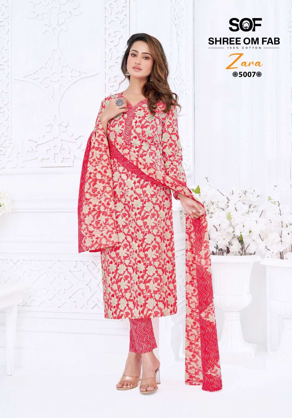 SHREE OM FAB ZARA VOL 5 COTTON PRINTED LADIES SALWAR SUIT