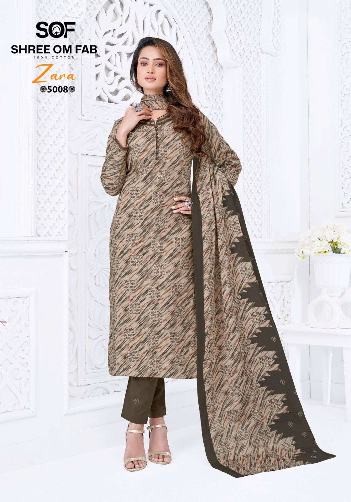 SHREE OM FAB ZARA VOL 5 COTTON PRINTED LADIES SALWAR SUIT