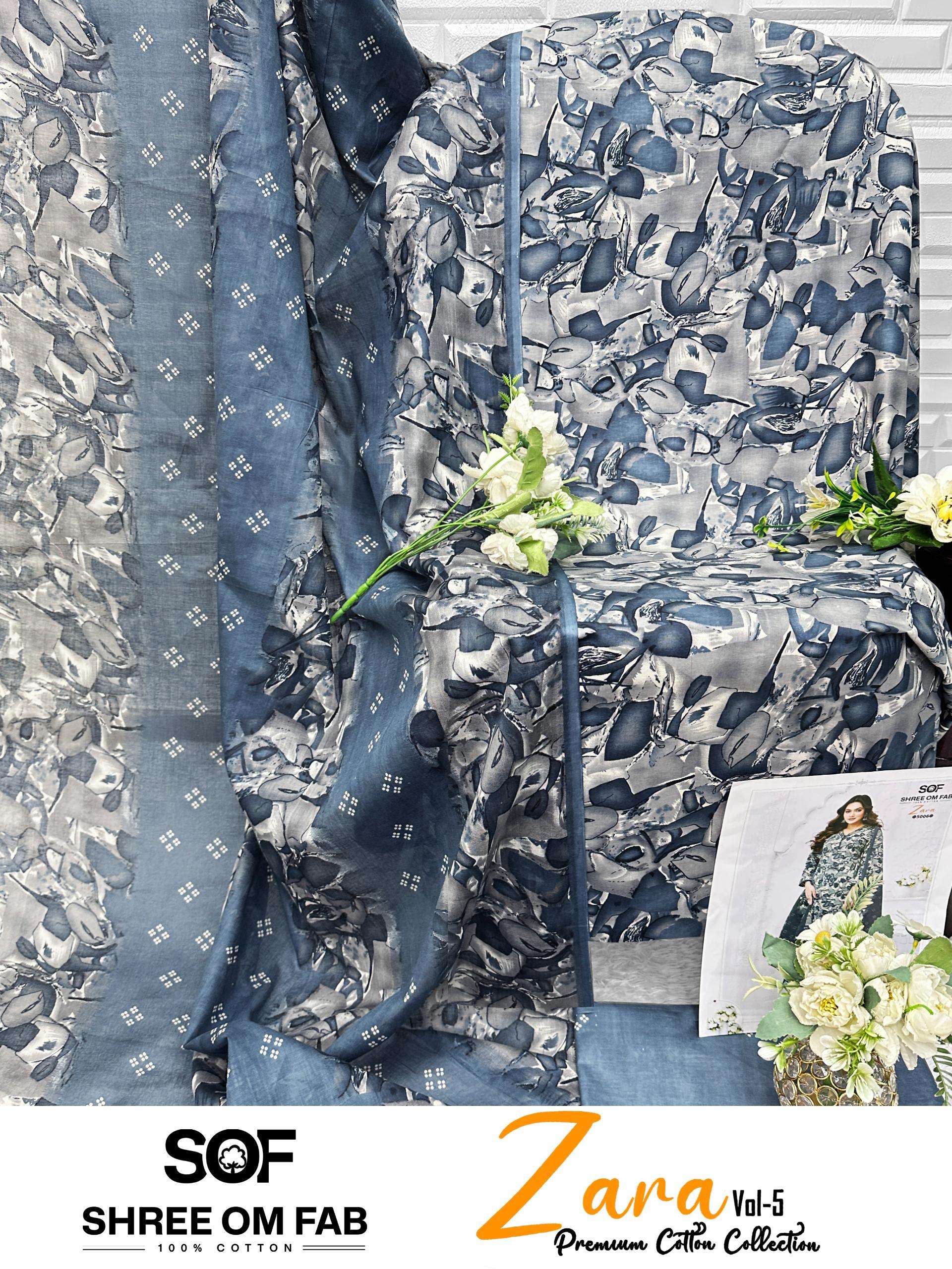 SHREE OM FAB ZARA VOL 5 COTTON PRINTED LADIES SALWAR SUIT