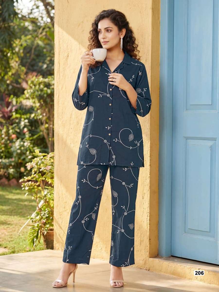 TIPS AND TOPS PRINCESS VOL 2 RAYON PRINTED FANCY LADIES CO-ORD SET