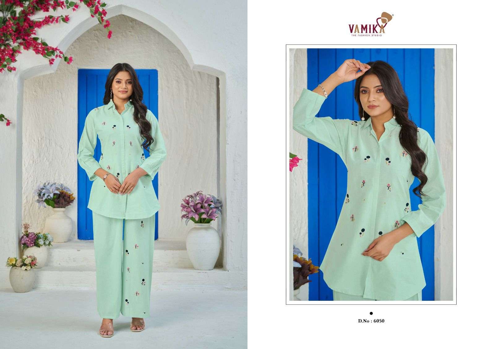 VAMIKA ELITE COTTON FANCY SUMMER WEAR LADIES CO-ORD SET 
