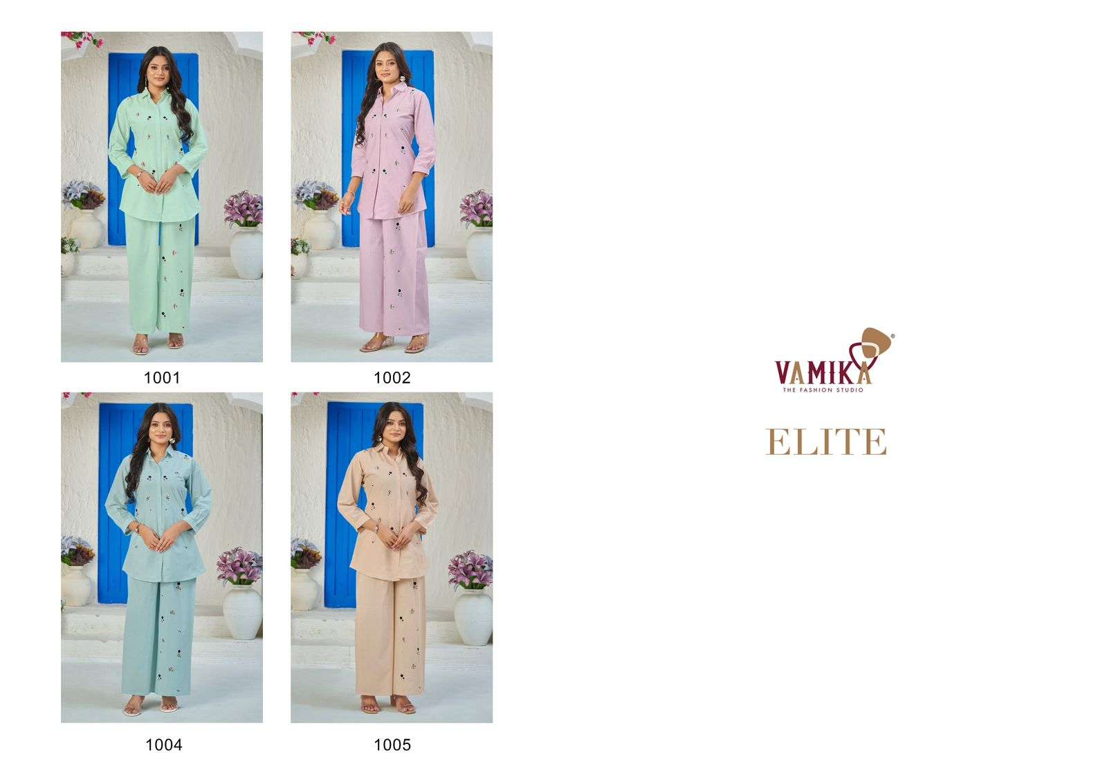 VAMIKA ELITE COTTON FANCY SUMMER WEAR LADIES CO-ORD SET 