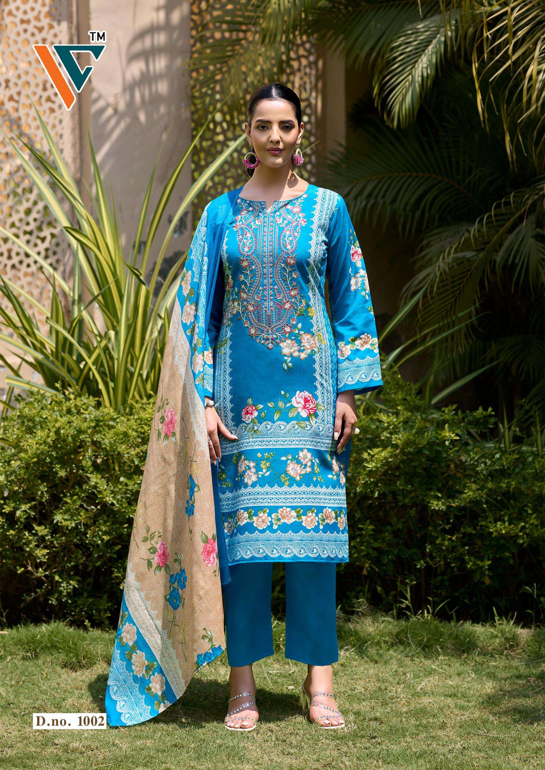 VANDANA‎ CREATION MADHUBALA‎ VOL 1 COTTON DIGITAL KARACHI PRINTS SALWAR SUIT