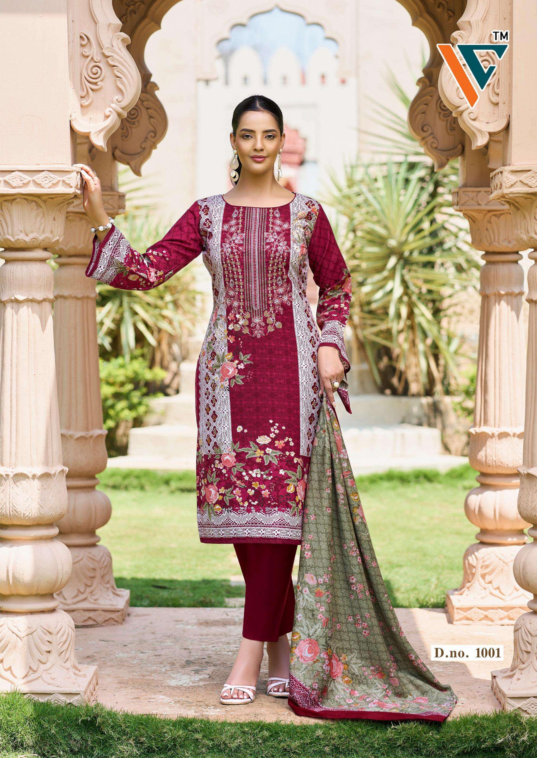 VANDANA‎ CREATION MADHUBALA‎ VOL 1 COTTON DIGITAL KARACHI PRINTS SALWAR SUIT
