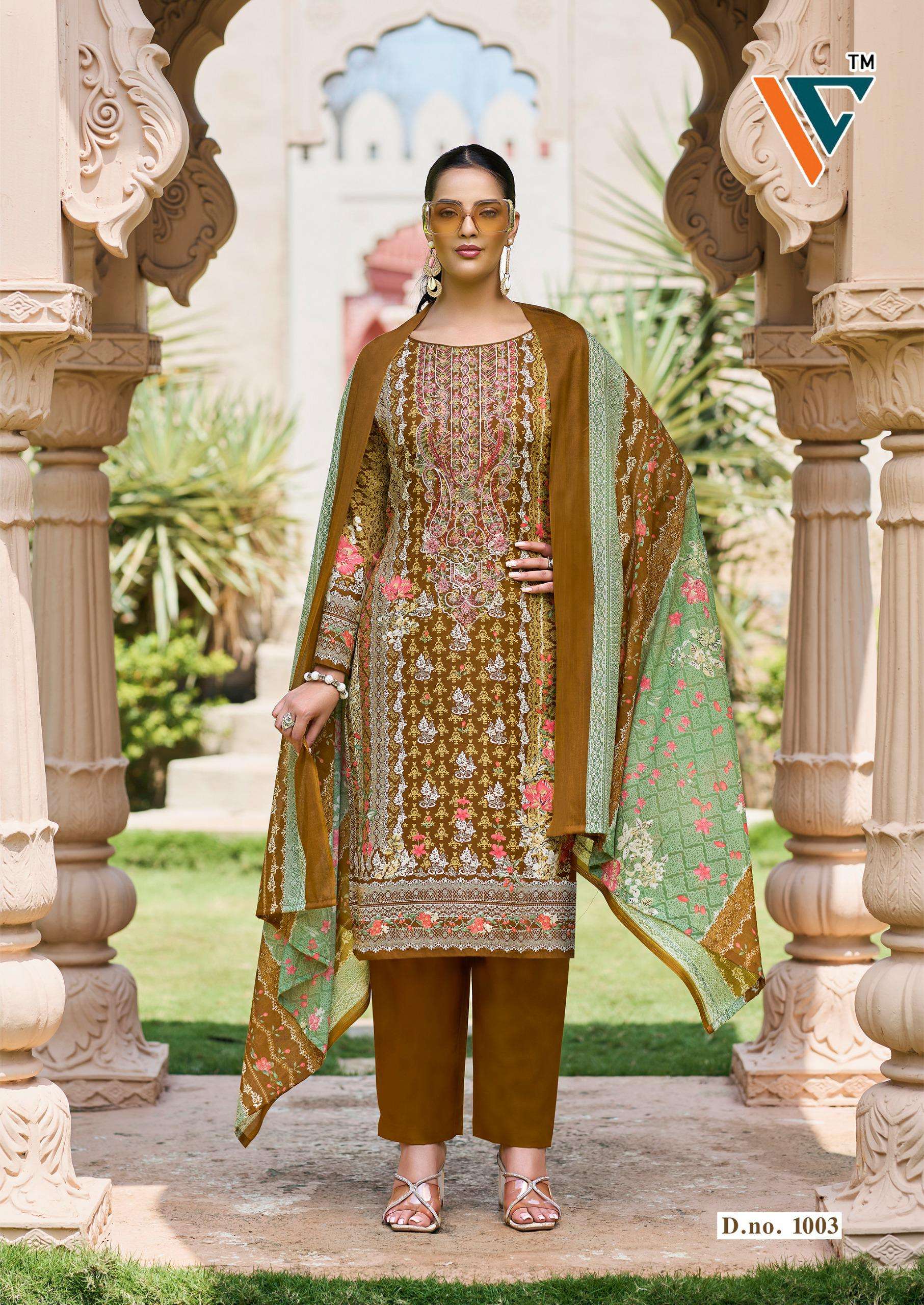 VANDANA‎ CREATION MADHUBALA‎ VOL 1 COTTON DIGITAL KARACHI PRINTS SALWAR SUIT