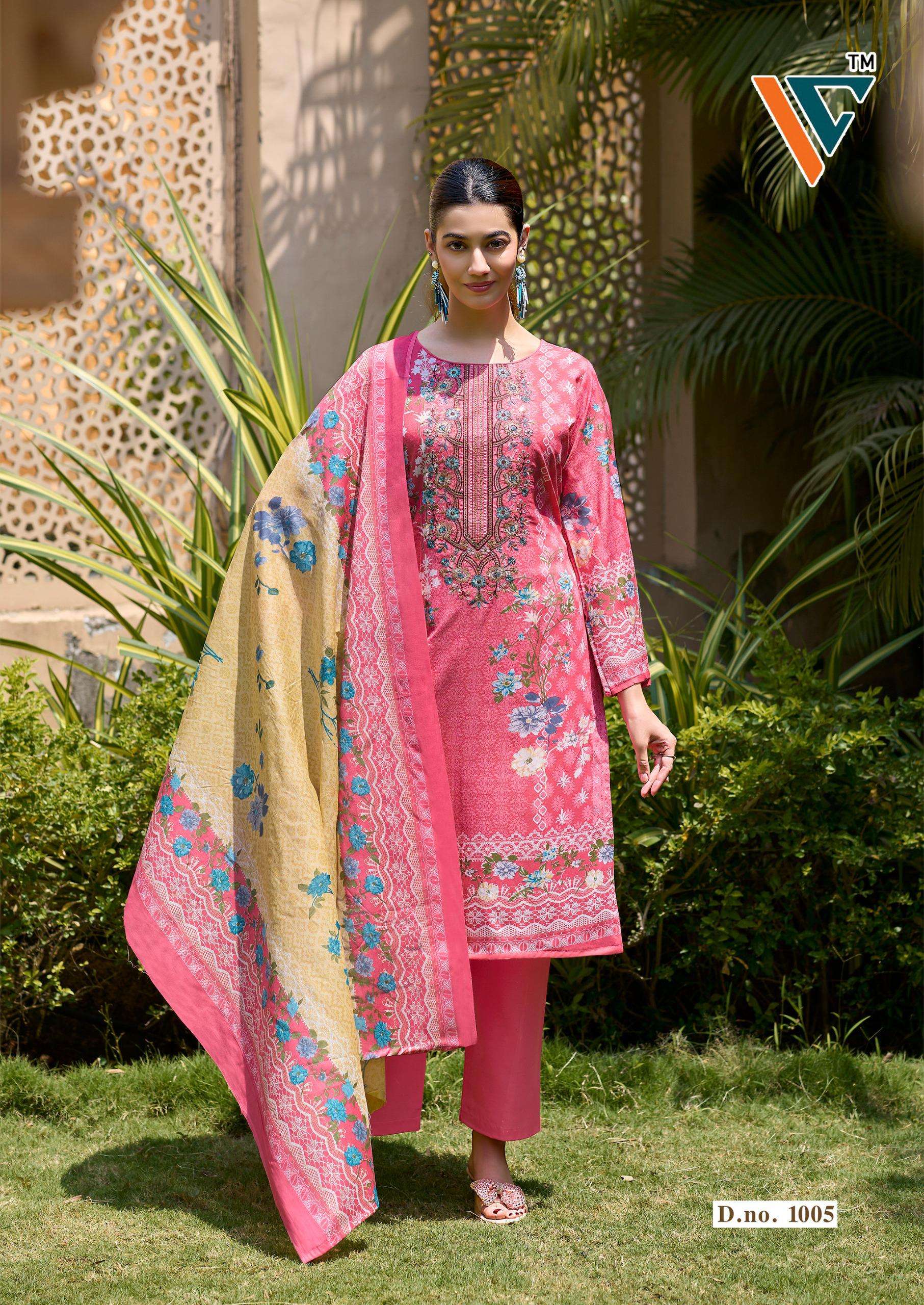 VANDANA‎ CREATION MADHUBALA‎ VOL 1 COTTON DIGITAL KARACHI PRINTS SALWAR SUIT