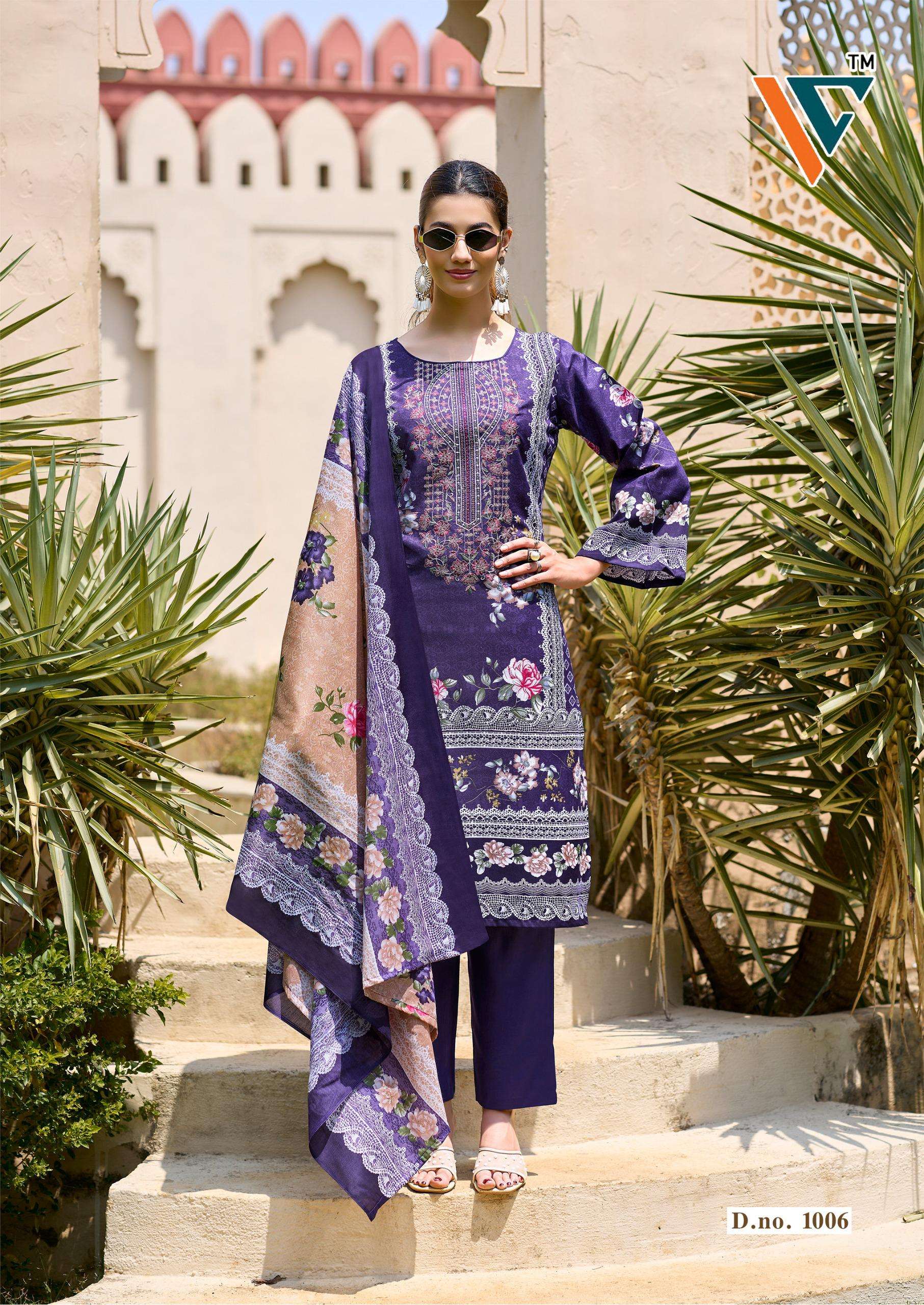 VANDANA‎ CREATION MADHUBALA‎ VOL 1 COTTON DIGITAL KARACHI PRINTS SALWAR SUIT