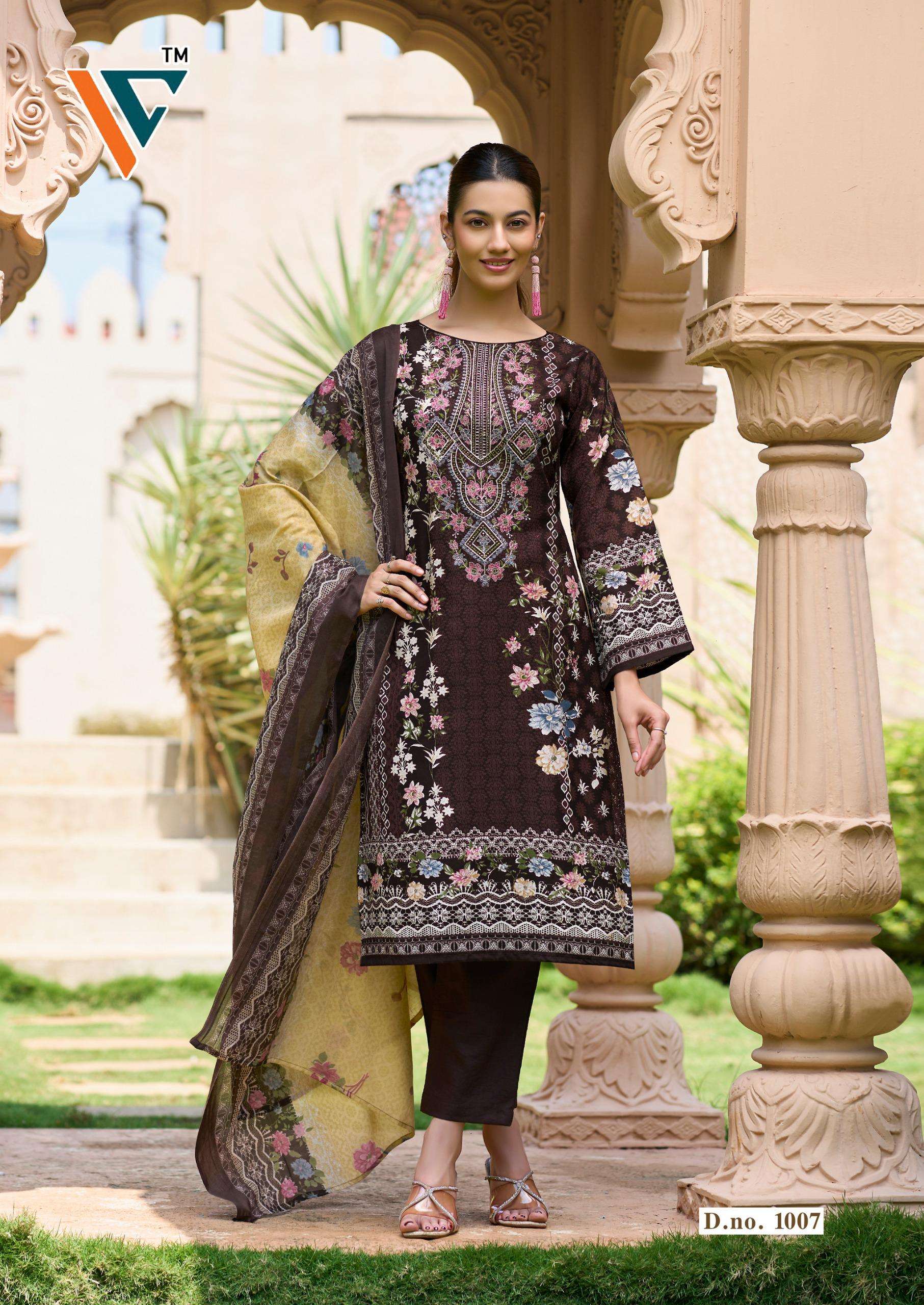 VANDANA‎ CREATION MADHUBALA‎ VOL 1 COTTON DIGITAL KARACHI PRINTS SALWAR SUIT
