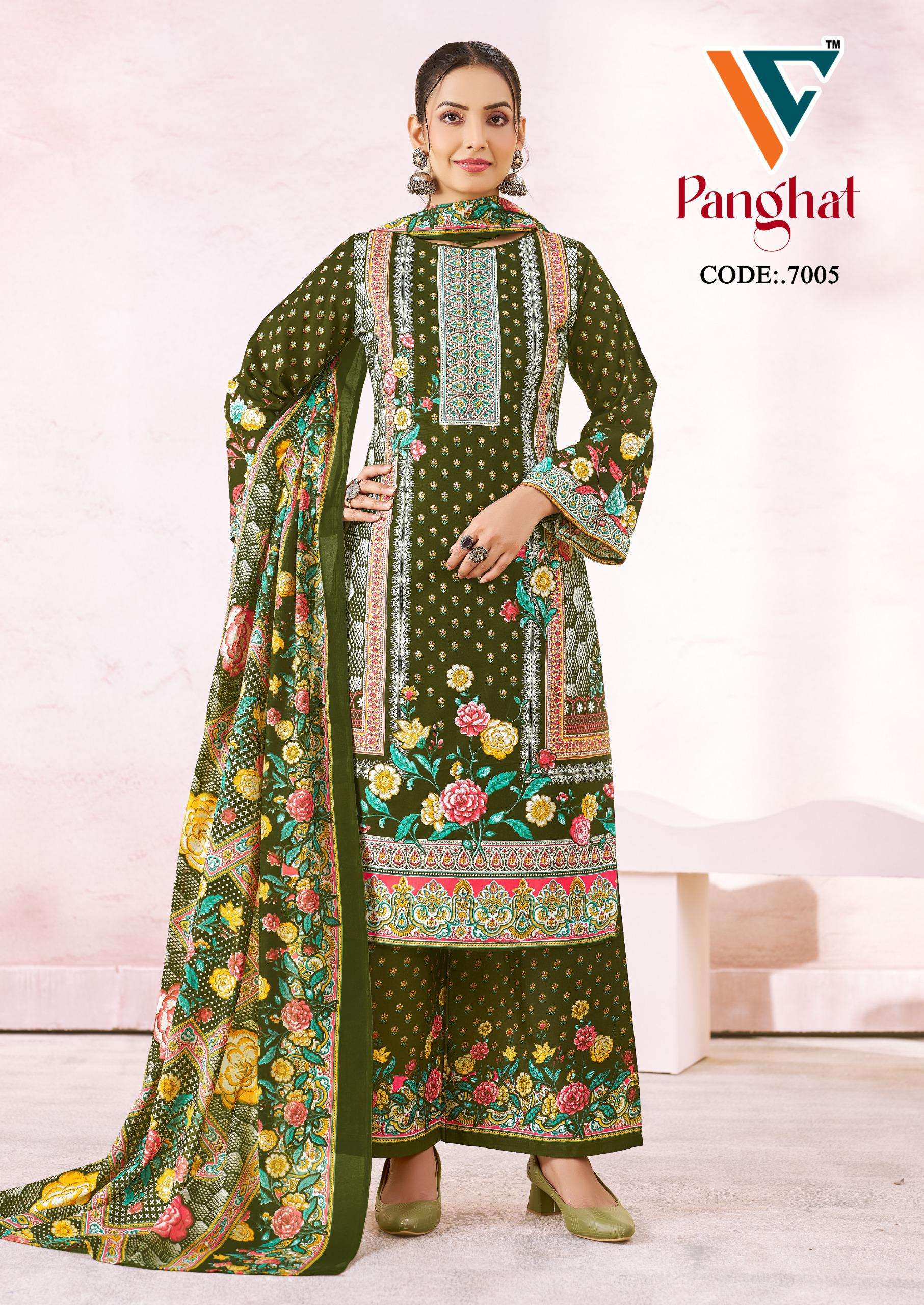 VANDANA CREATION PANGHAT VOL 7 COTTON DIGITAL KARACHI PRINTS SALWAR SUIT