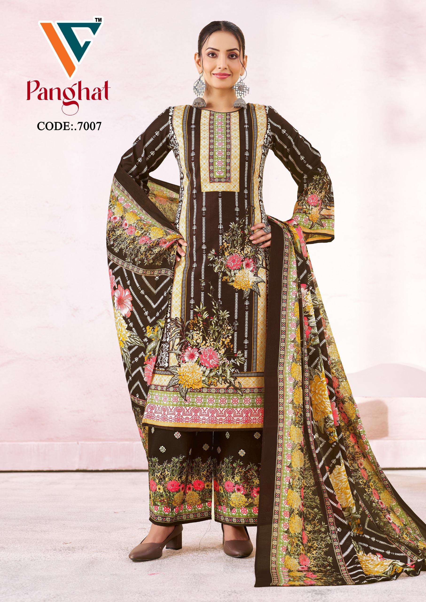 VANDANA CREATION PANGHAT VOL 7 COTTON DIGITAL KARACHI PRINTS SALWAR SUIT
