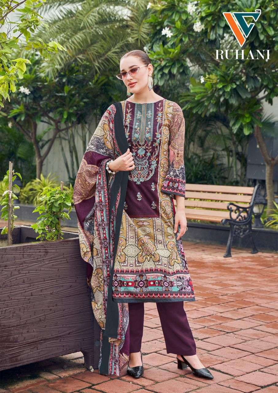 VANDANA‎ CREATION RUHANI‎‎ VOL 38 COTTON DIGITAL PRINT SALWAR SUIT	