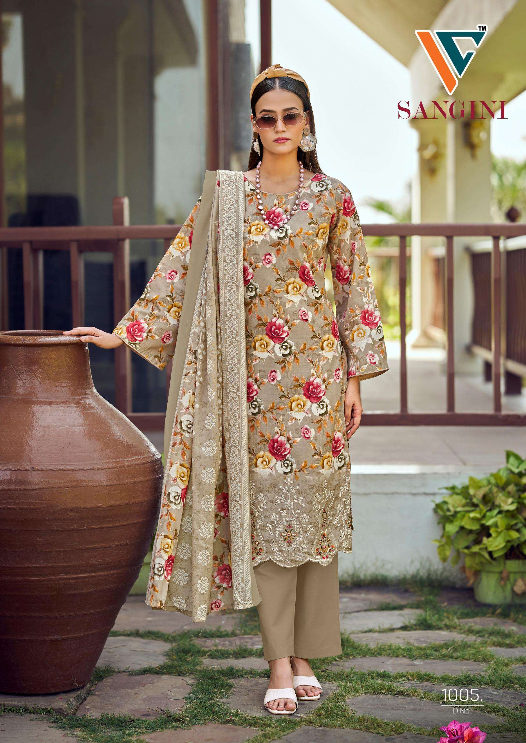 VANDANA CREATION SANGINI VOL 1 COTTON DIGITAL PRINTS SALWAR SUIT
