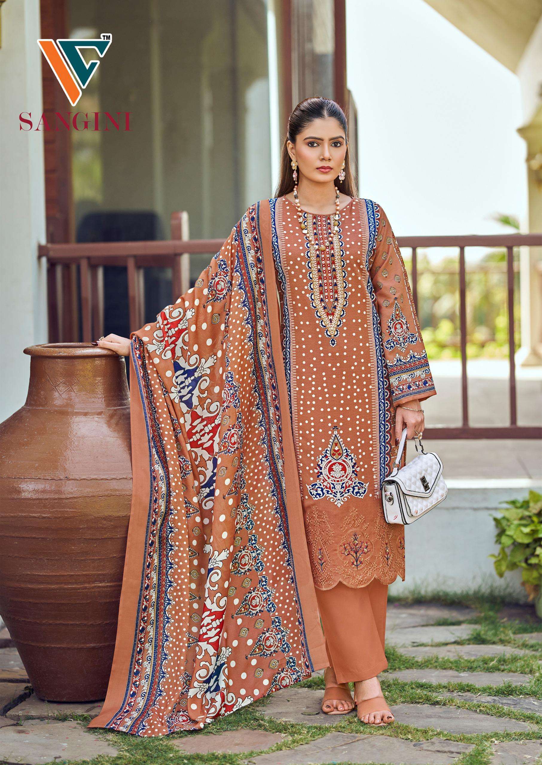 VANDANA CREATION SANGINI VOL 1 COTTON DIGITAL PRINTS SALWAR SUIT
