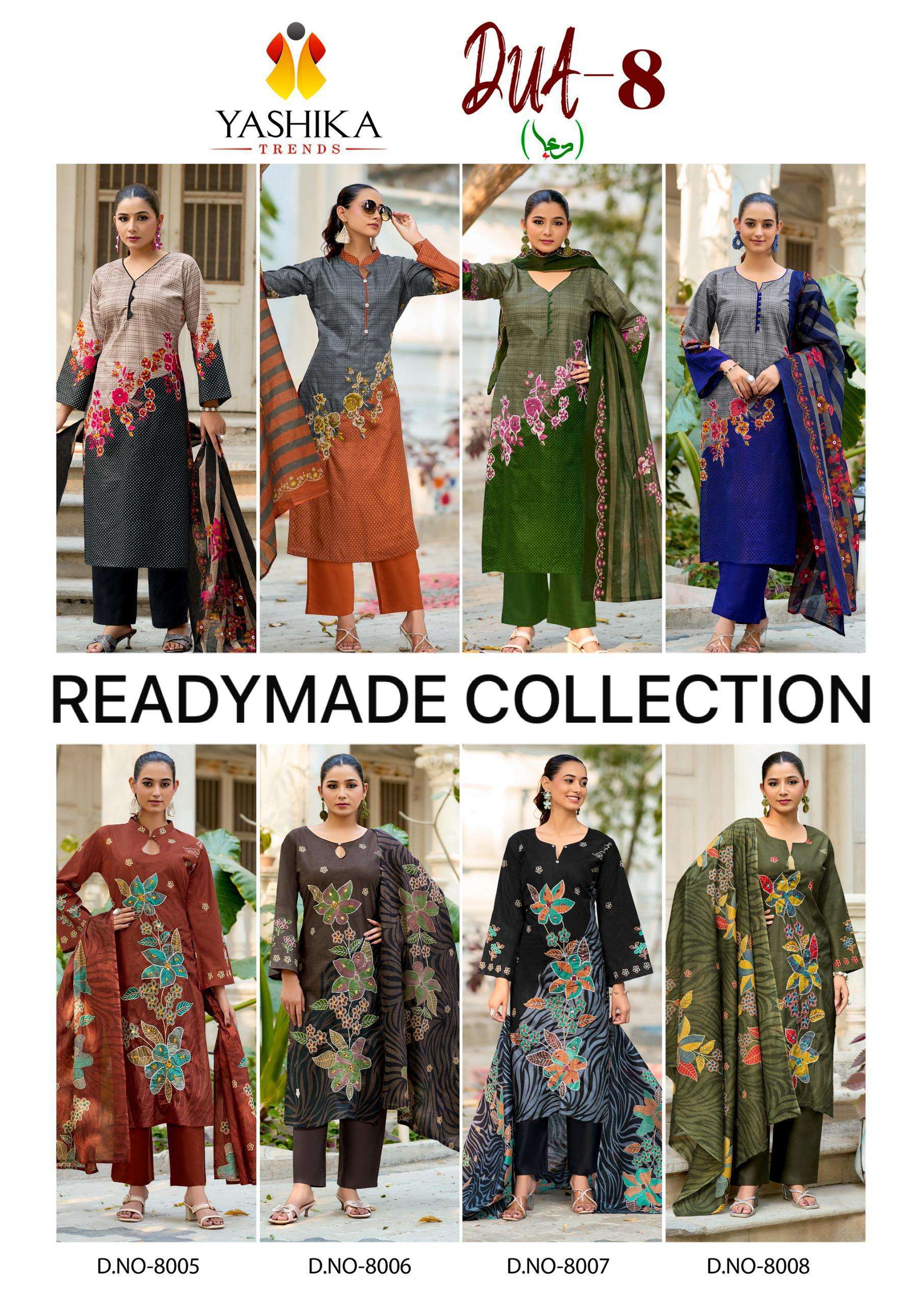 YASHIKA TRENDS DUA VOL 8 READY MADE COLLECTION 