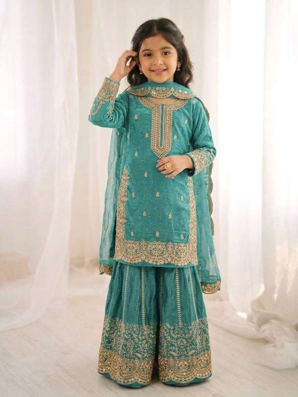 ZSR 3169 HEAVY FESTIVE WEAR KIDS AND WOMENS WEAR SUIT COLLECTION 