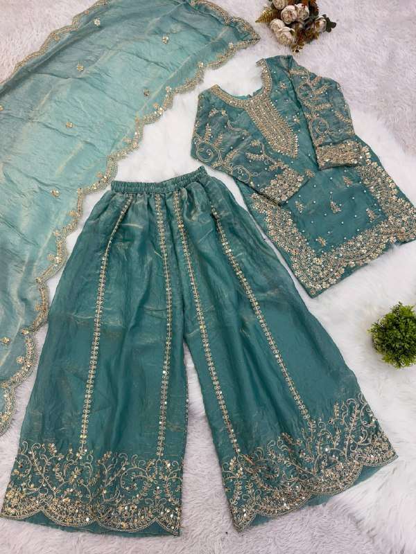 ZSR 3169 HEAVY FESTIVE WEAR KIDS AND WOMENS WEAR SUIT COLLECTION 