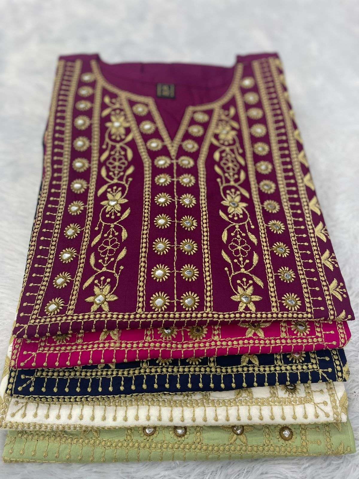 AI FASHION CHARMI VOL 5 RAYON FANCY WORKS LADIES TOPS COLLECTION 
