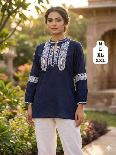 AI FASHION CHARMI VOL 7 RAYON FANCY WORKS LADIES TOP