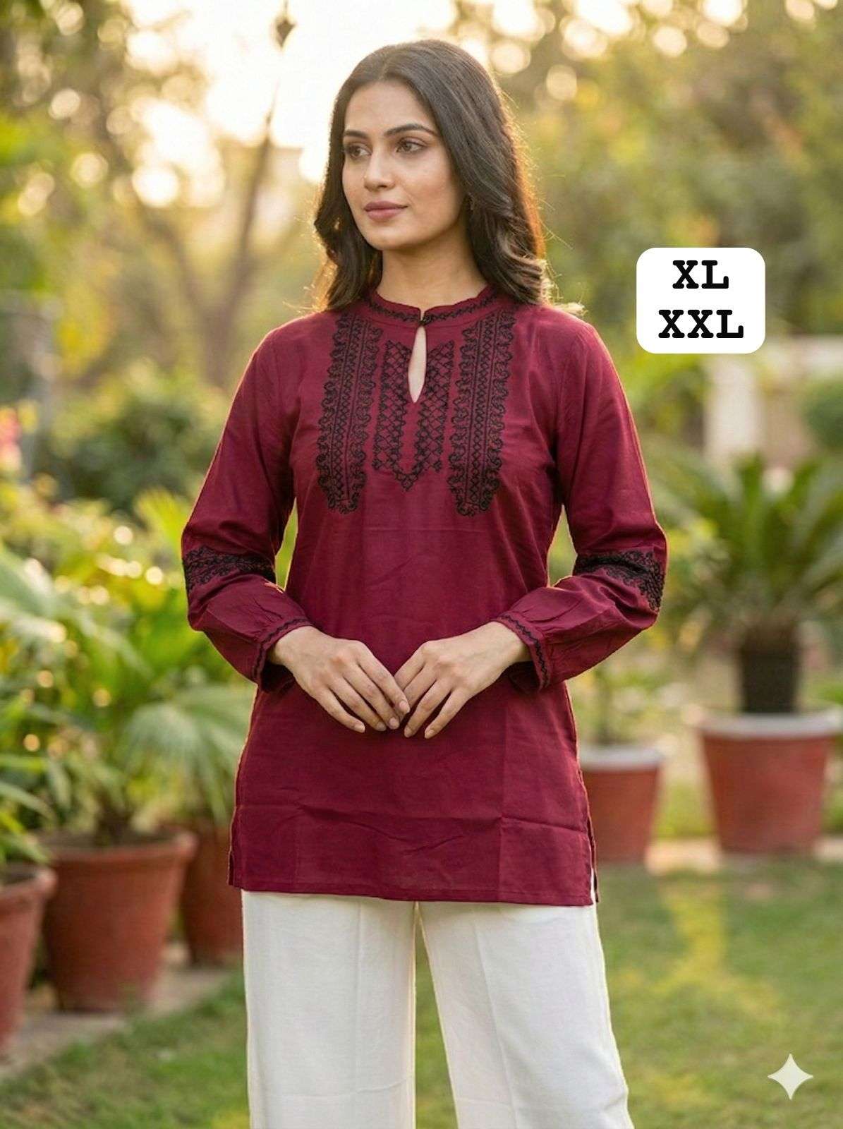 AI FASHION CHARMI VOL 7 RAYON FANCY WORKS LADIES TOP