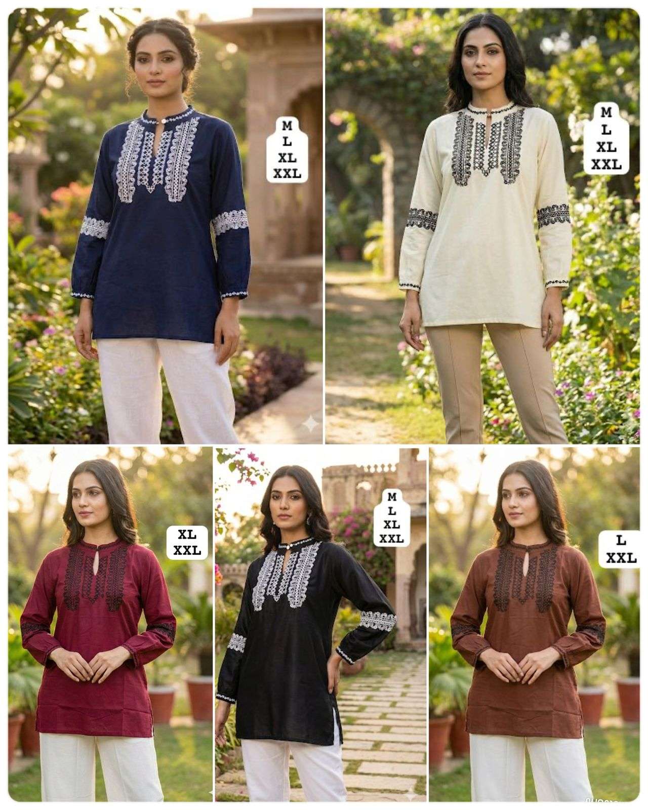 AI FASHION CHARMI VOL 7 RAYON FANCY WORKS LADIES TOP