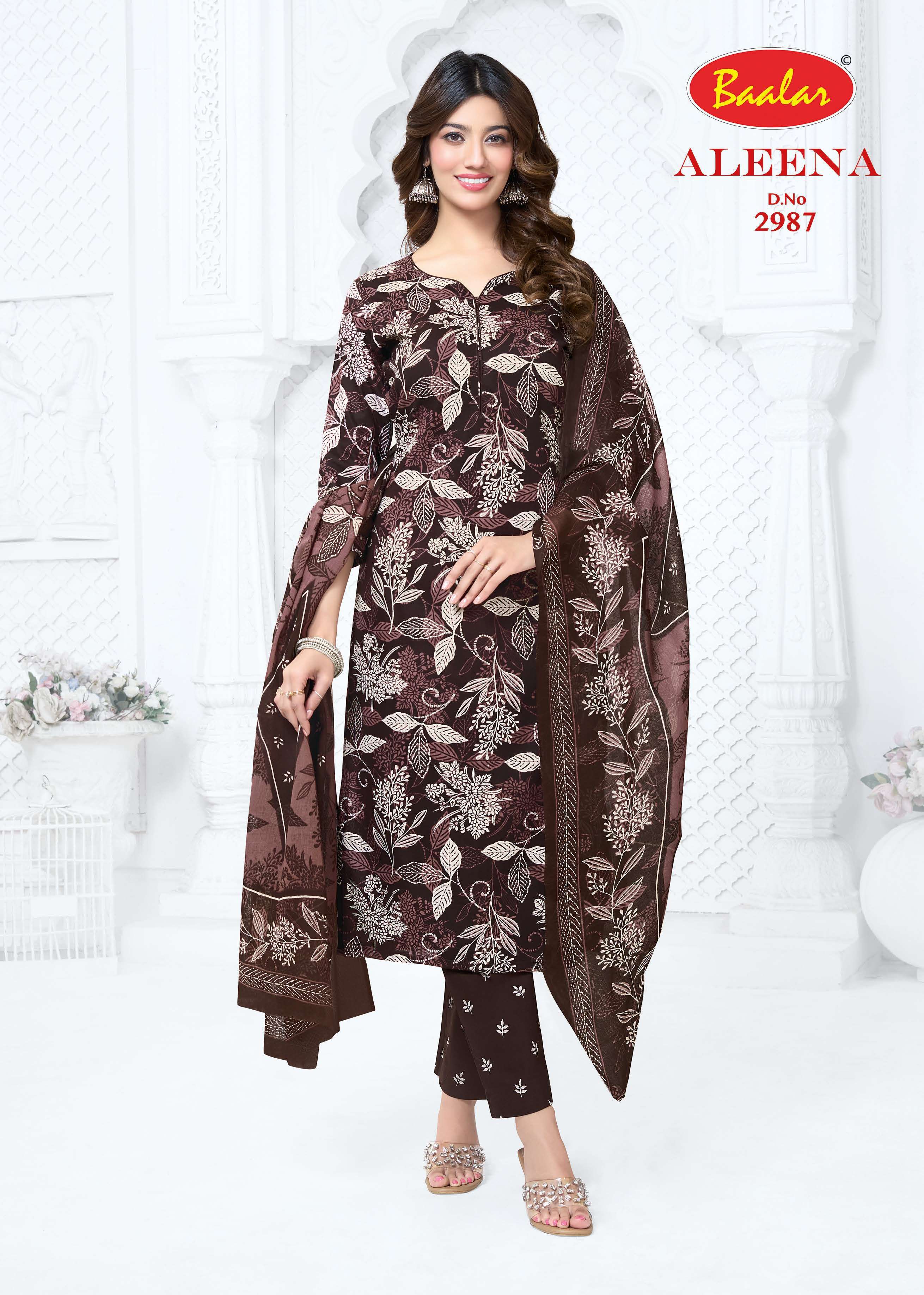 BAALAR ALEENA VOL 29 COTTON PRINTED LADIES SUIT