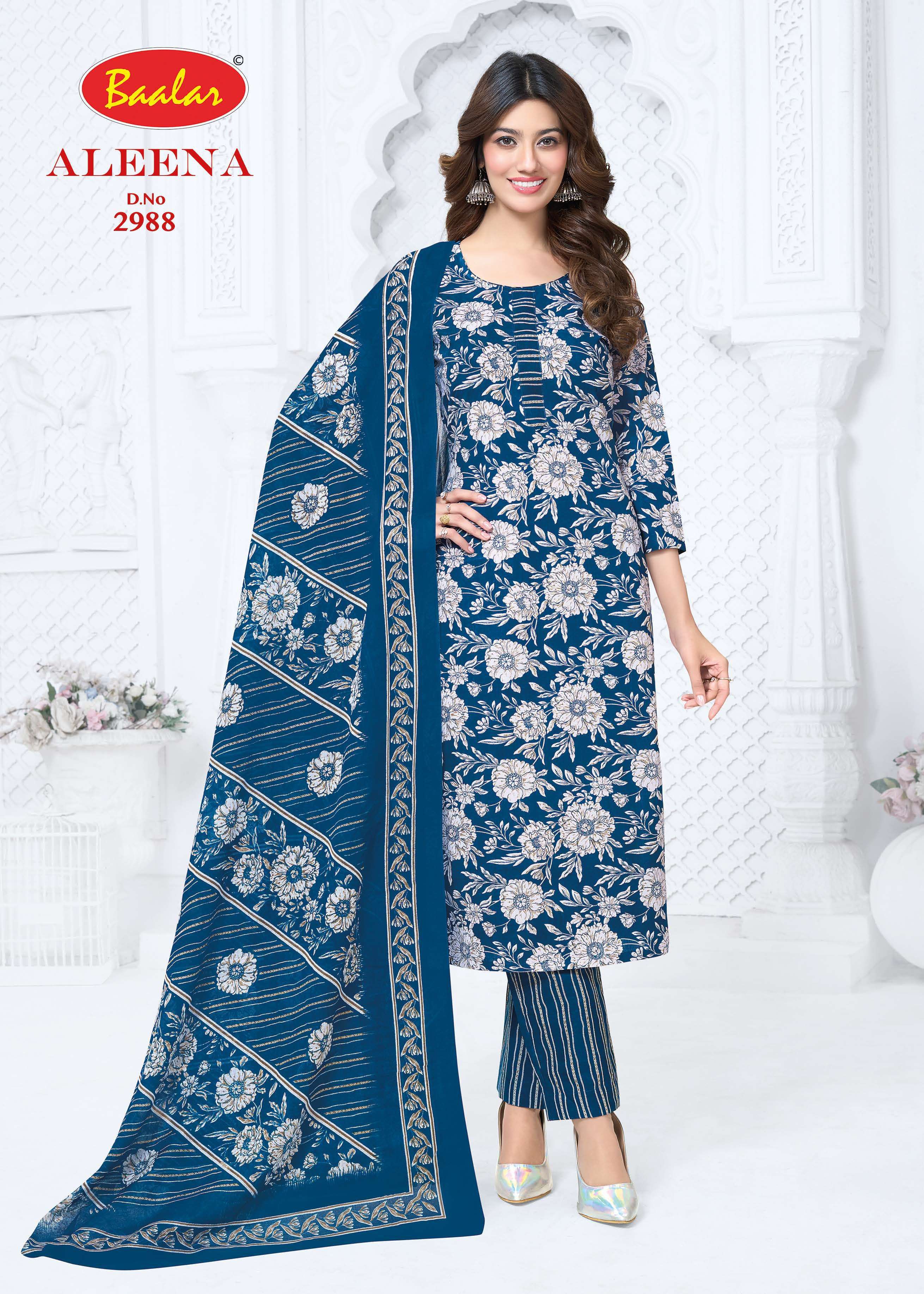 BAALAR ALEENA VOL 29 COTTON PRINTED LADIES SUIT