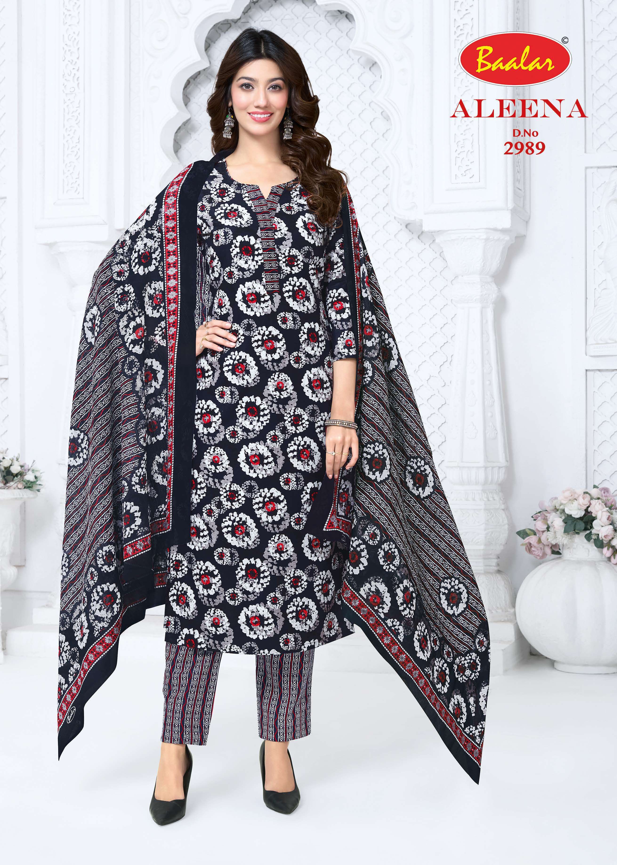 BAALAR ALEENA VOL 29 COTTON PRINTED LADIES SUIT