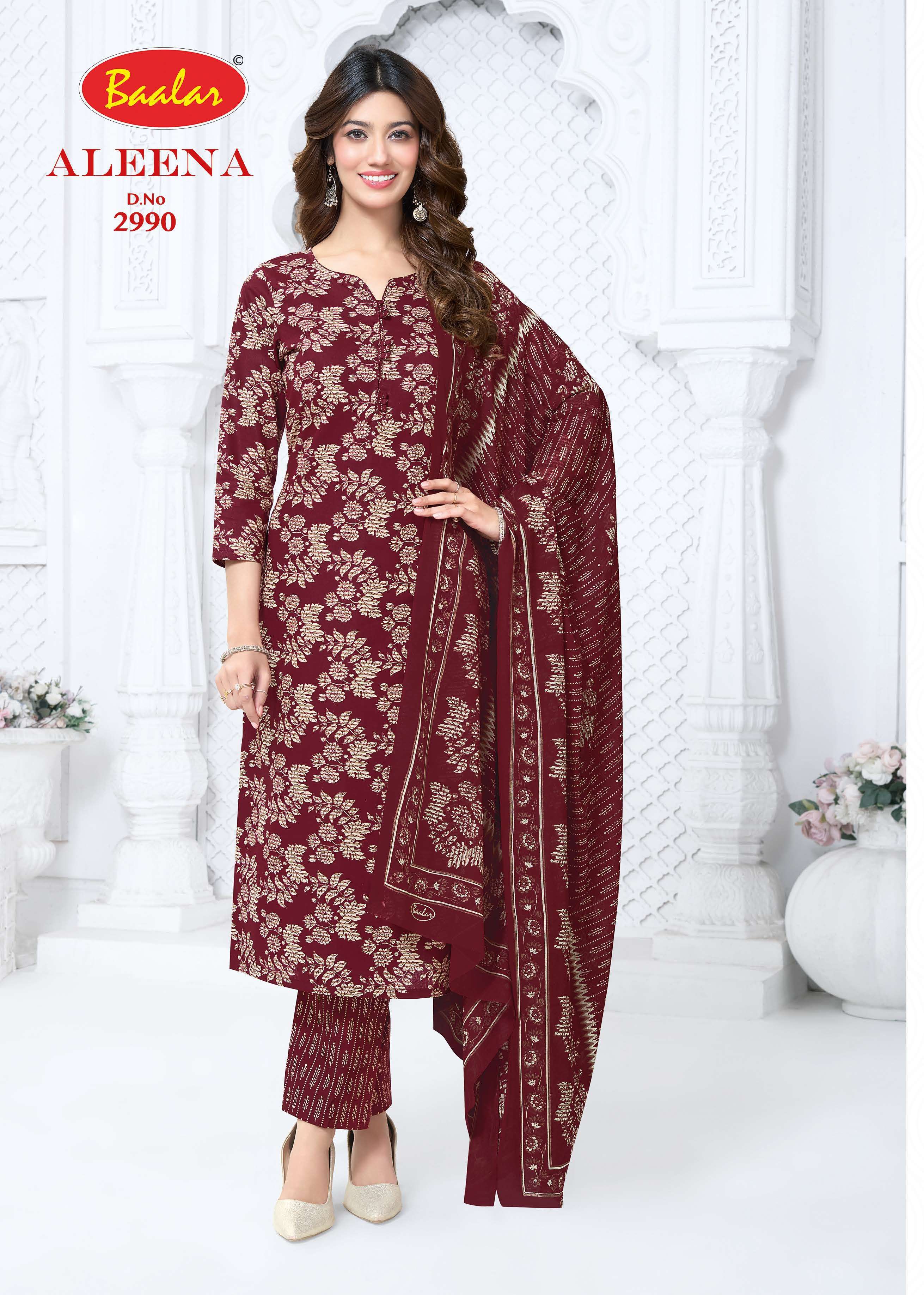 BAALAR ALEENA VOL 29 COTTON PRINTED LADIES SUIT