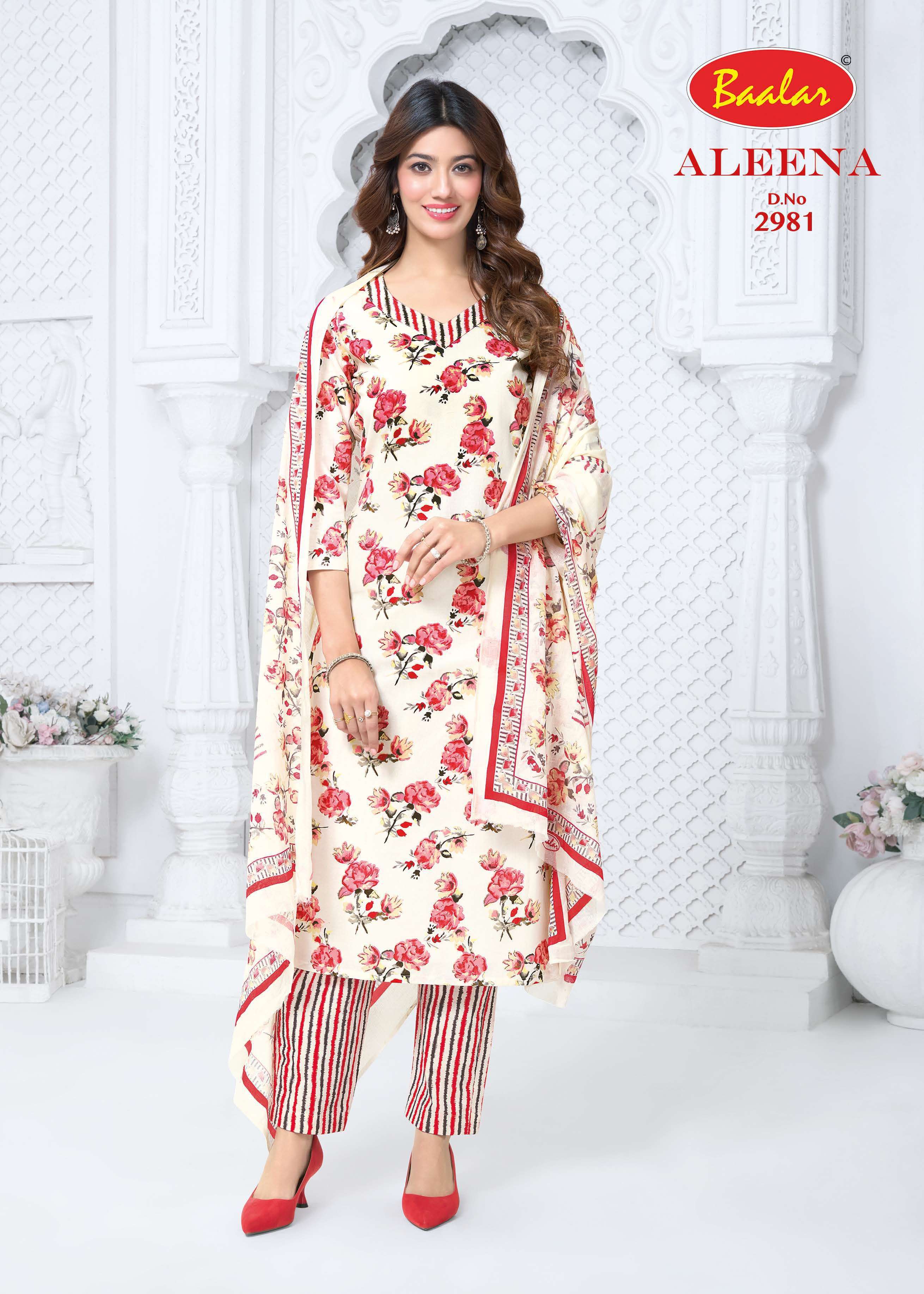 BAALAR ALEENA VOL 29 COTTON PRINTED LADIES SUIT