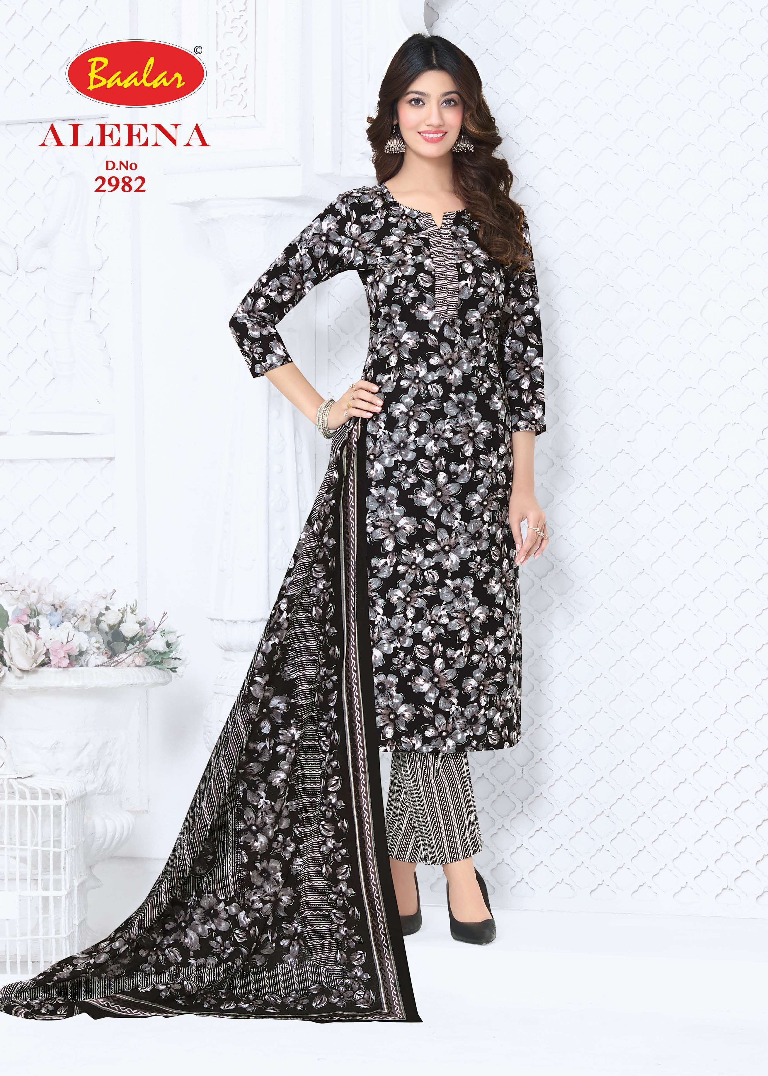 BAALAR ALEENA VOL 29 COTTON PRINTED LADIES SUIT