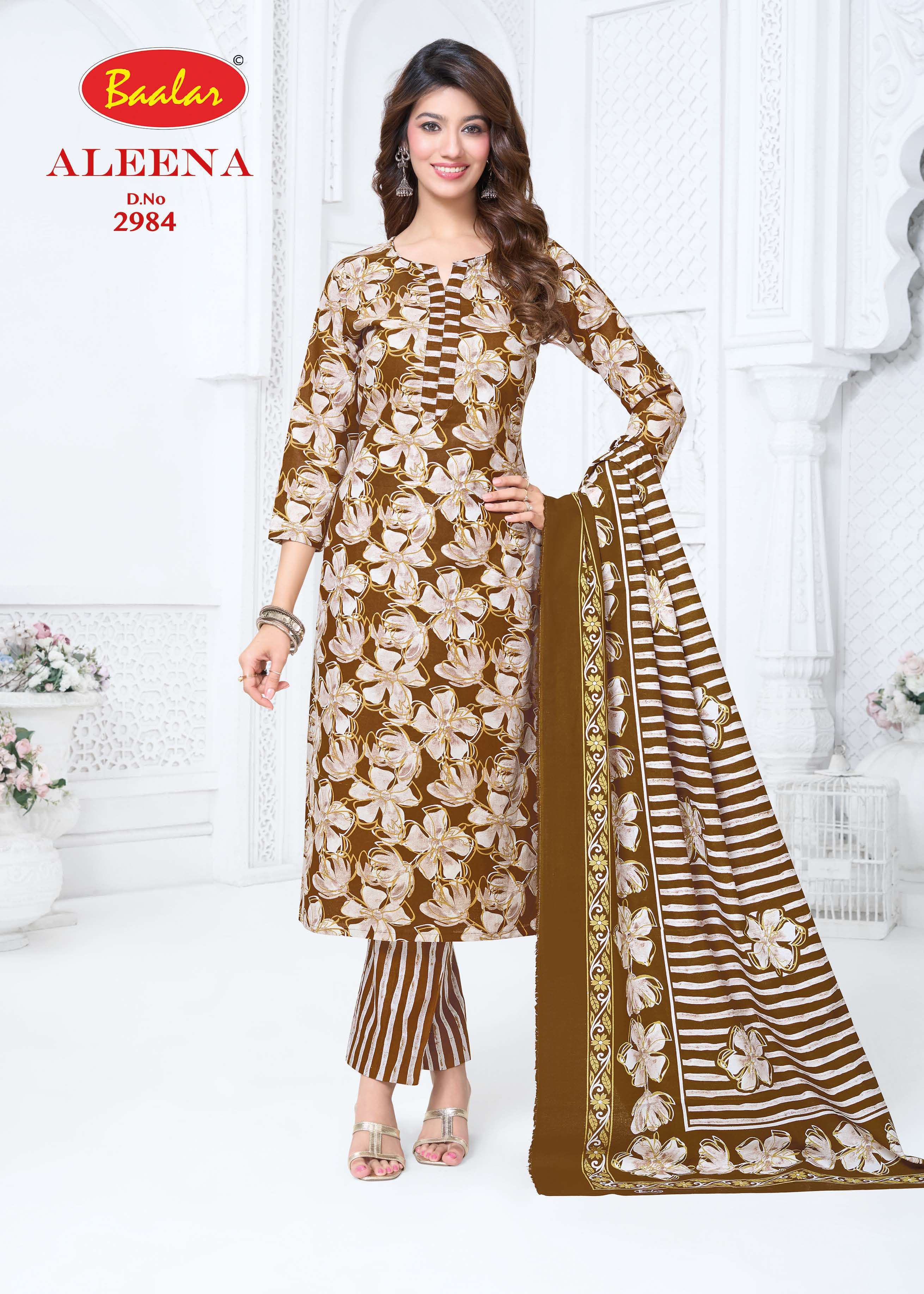 BAALAR ALEENA VOL 29 COTTON PRINTED LADIES SUIT