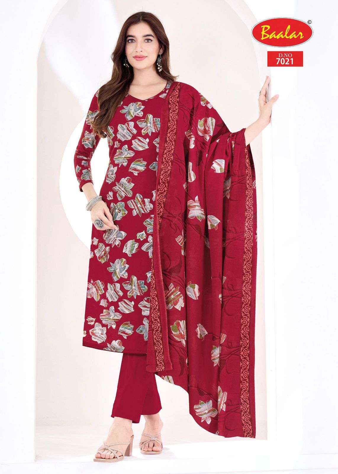 BAALAR PASHMINA VOL 7 LAWN COTTON PRINTED LADIES SUIT