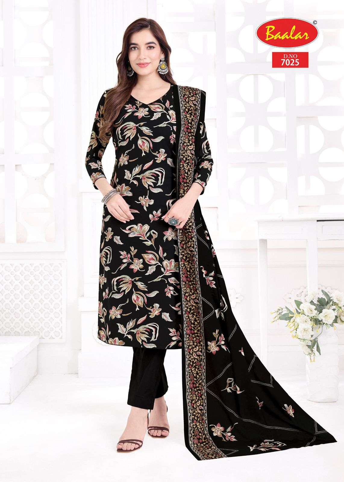 BAALAR PASHMINA VOL 7 LAWN COTTON PRINTED LADIES SUIT