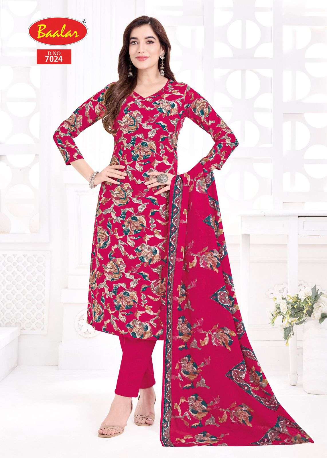 BAALAR PASHMINA VOL 7 LAWN COTTON PRINTED LADIES SUIT