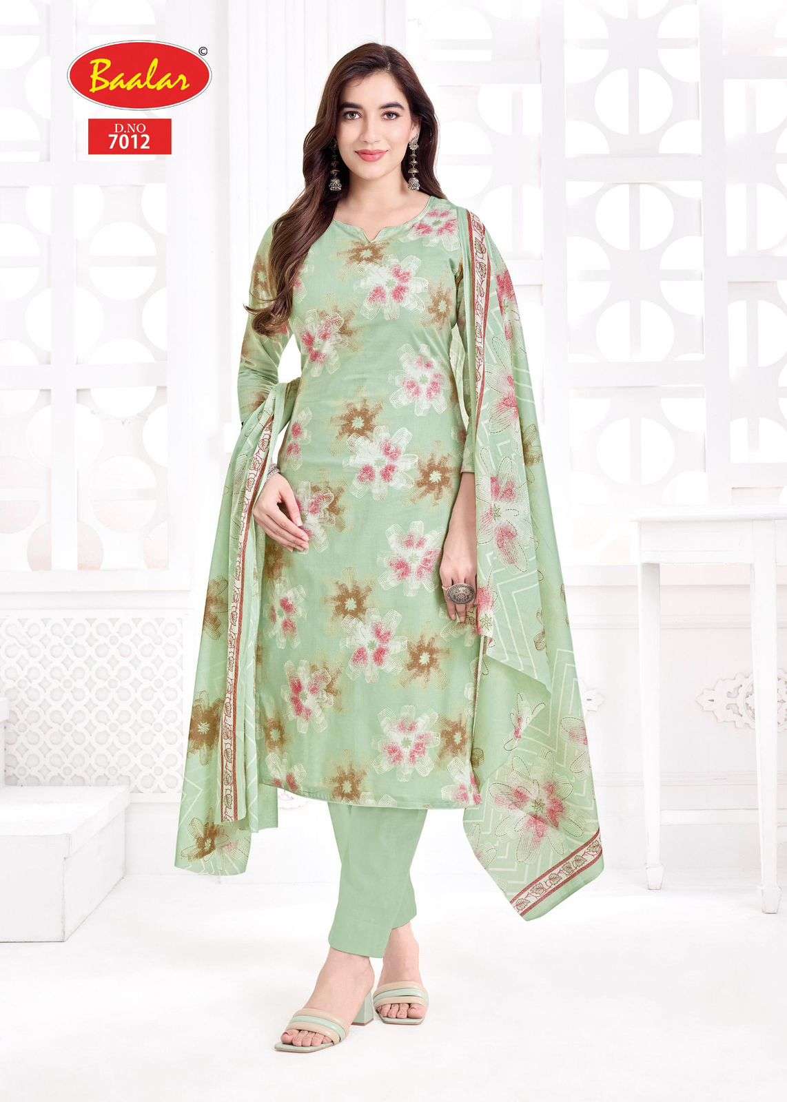 BAALAR PASHMINA VOL 7 LAWN COTTON PRINTED LADIES SUIT