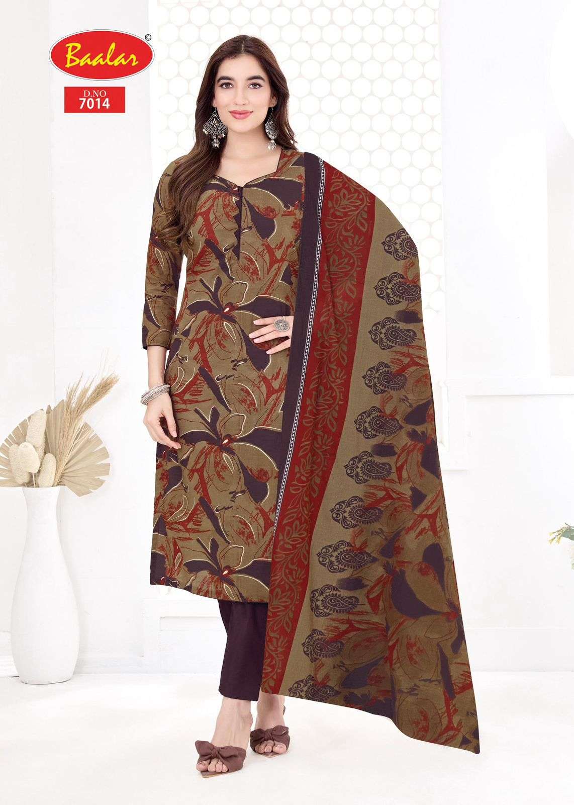 BAALAR PASHMINA VOL 7 LAWN COTTON PRINTED LADIES SUIT