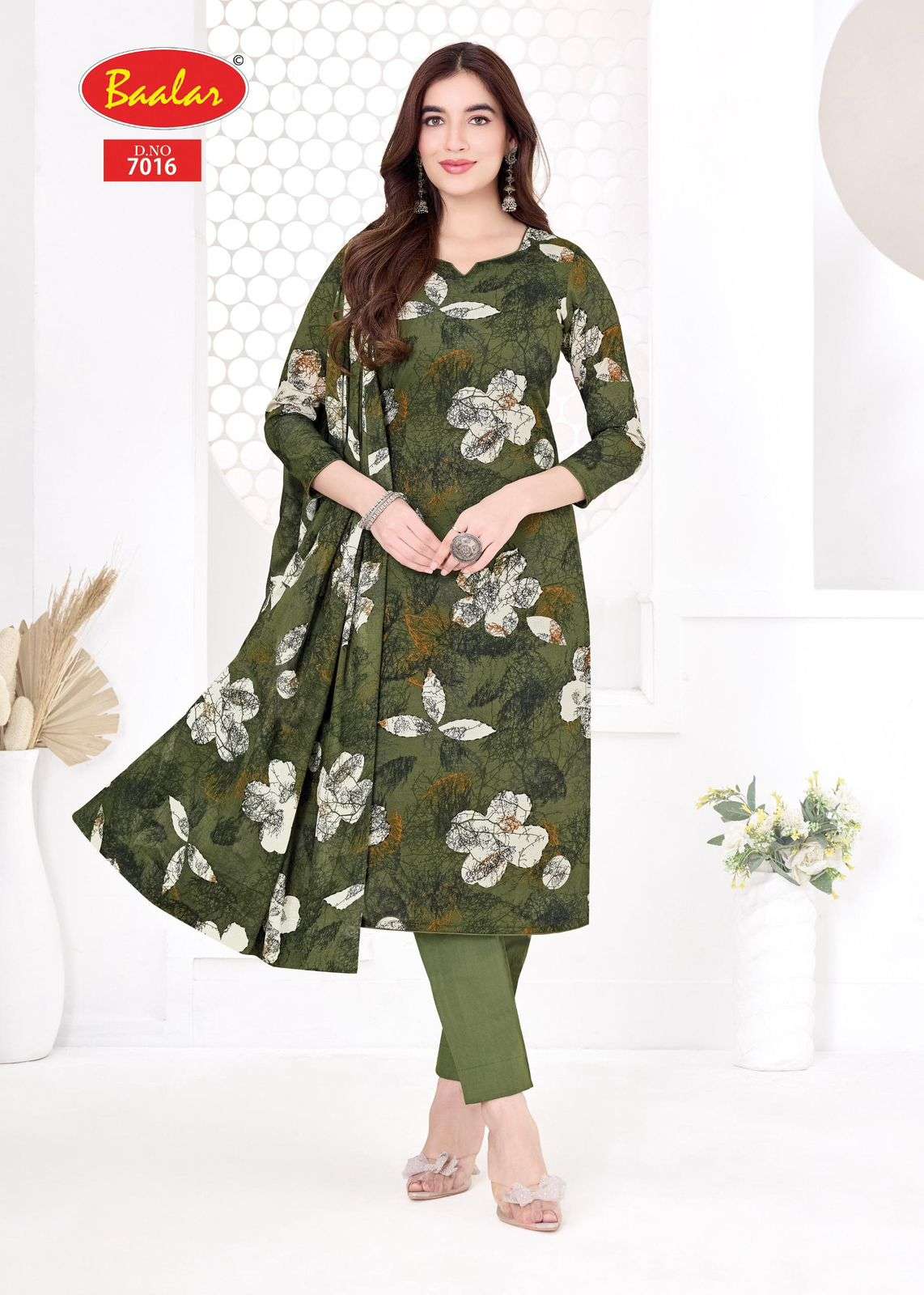 BAALAR PASHMINA VOL 7 LAWN COTTON PRINTED LADIES SUIT