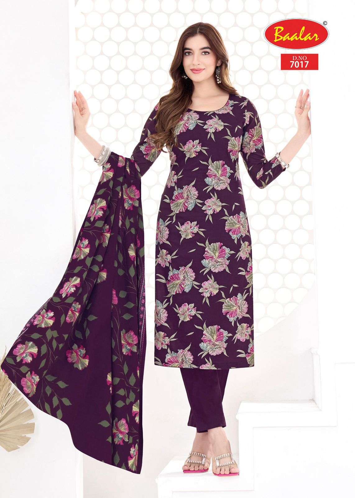 BAALAR PASHMINA VOL 7 LAWN COTTON PRINTED LADIES SUIT