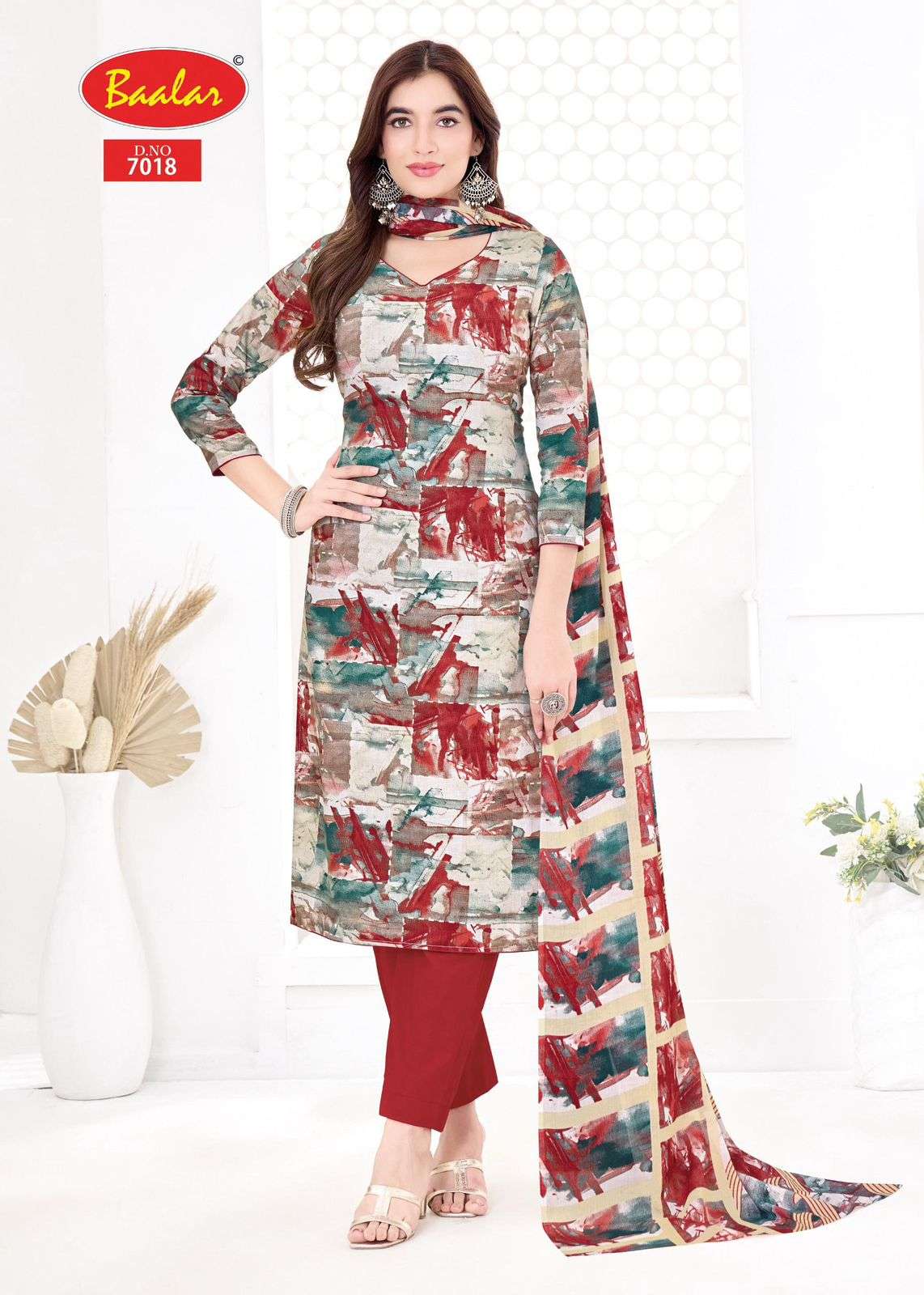 BAALAR PASHMINA VOL 7 LAWN COTTON PRINTED LADIES SUIT