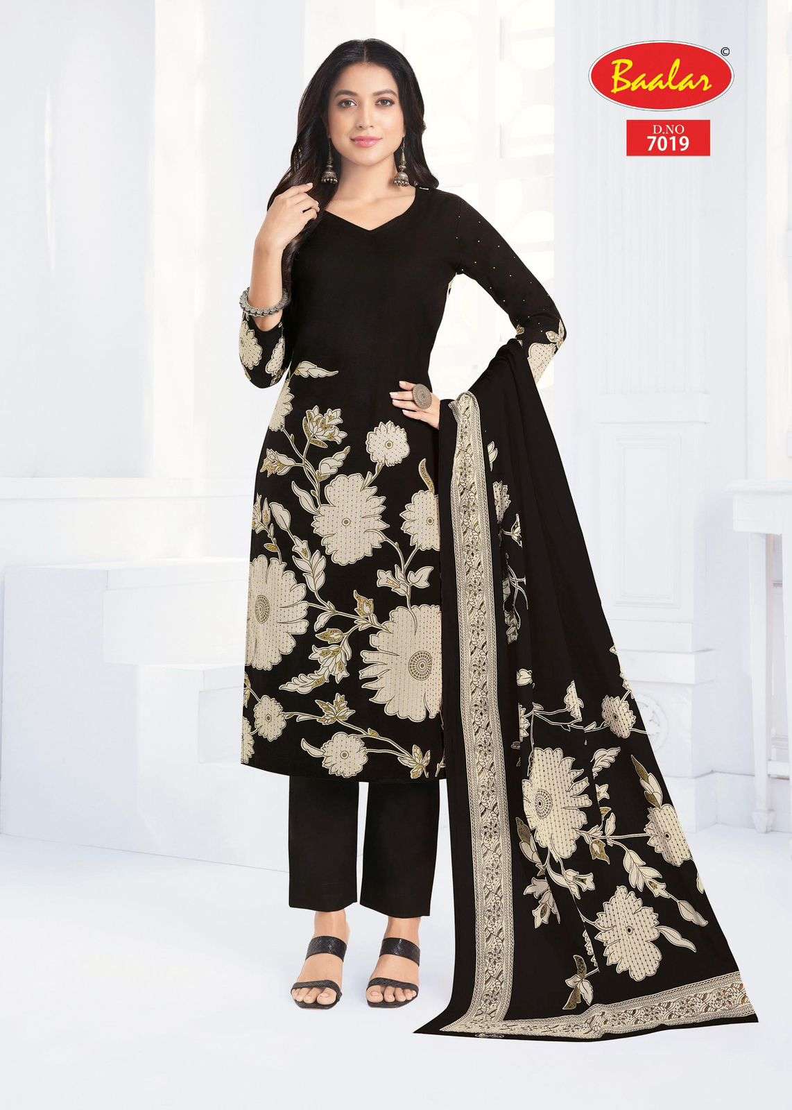 BAALAR PASHMINA VOL 7 LAWN COTTON PRINTED LADIES SUIT