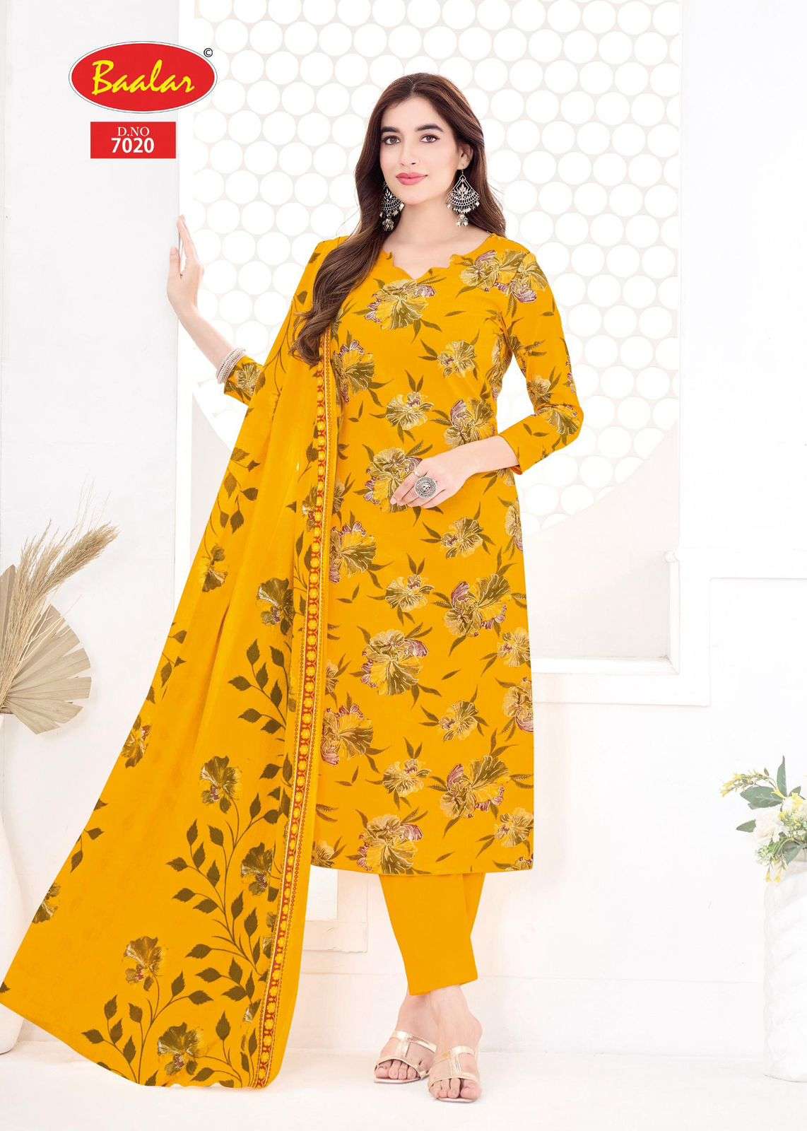 BAALAR PASHMINA VOL 7 LAWN COTTON PRINTED LADIES SUIT