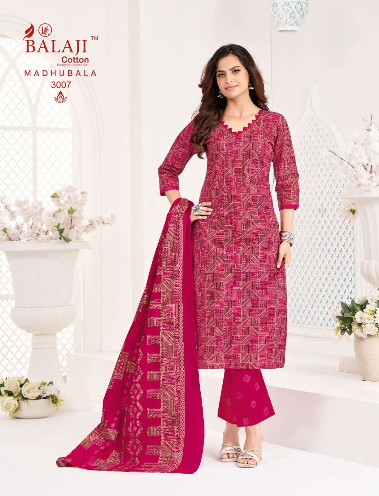 BALAJI COTTON MADUBALA VOL 3 COTTON PRINT READY MADE LADIES SUIT