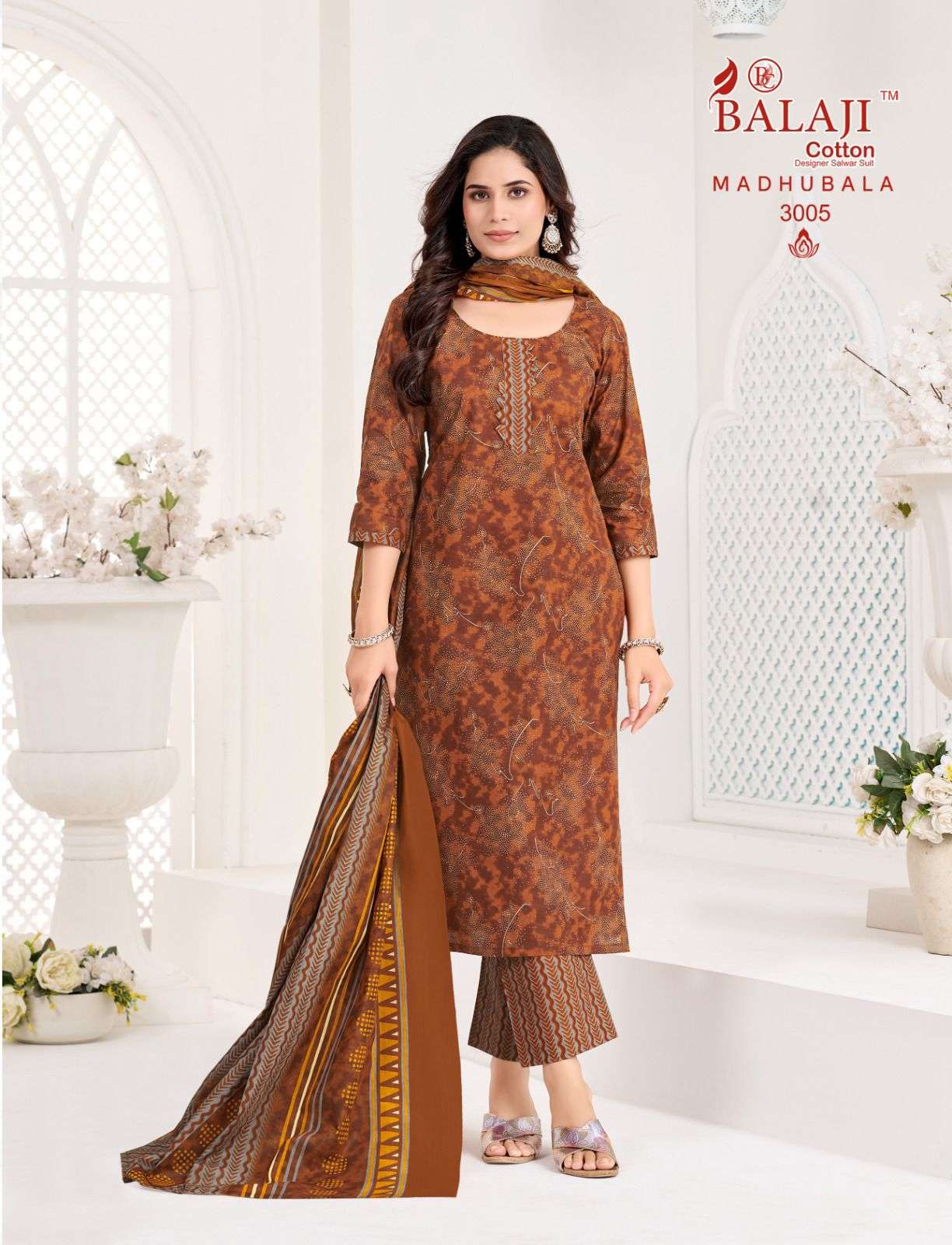 BALAJI COTTON MADUBALA VOL 3 COTTON PRINT READY MADE LADIES SUIT