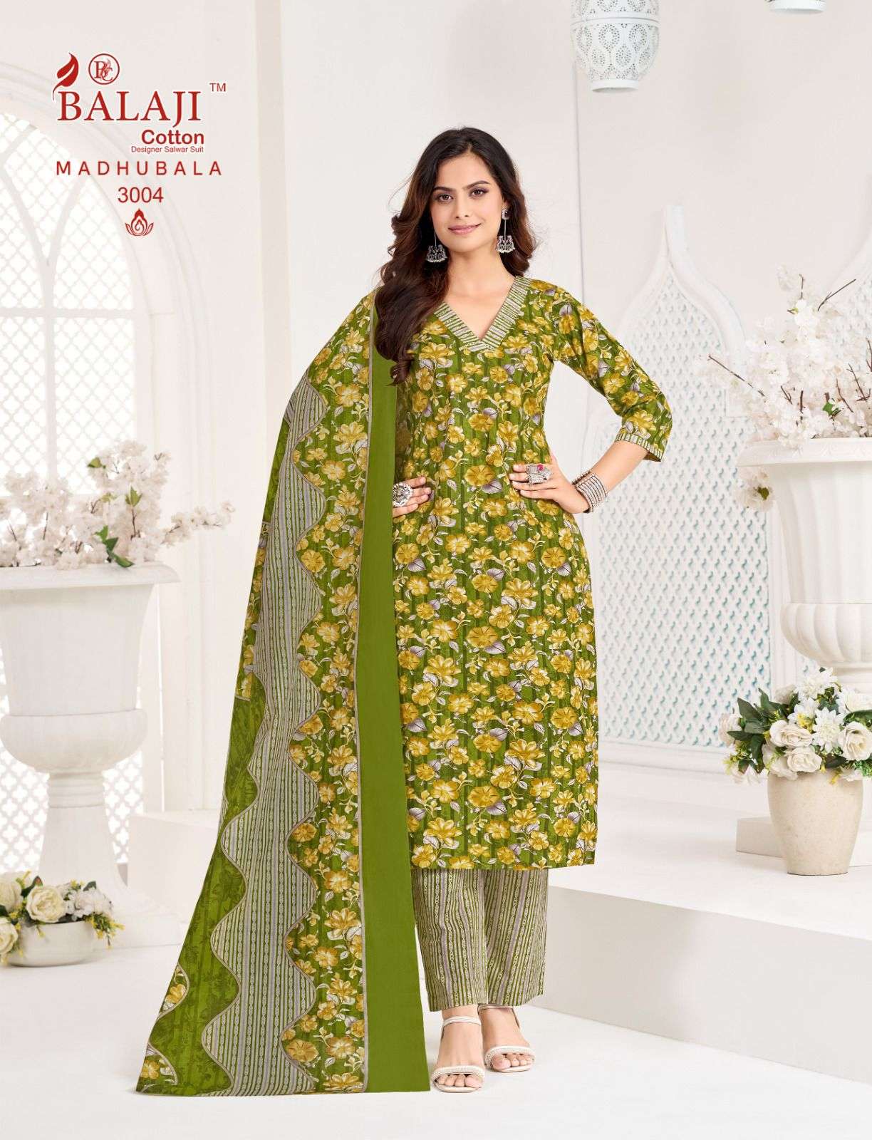 BALAJI COTTON MADUBALA VOL 3 COTTON PRINT READY MADE LADIES SUIT