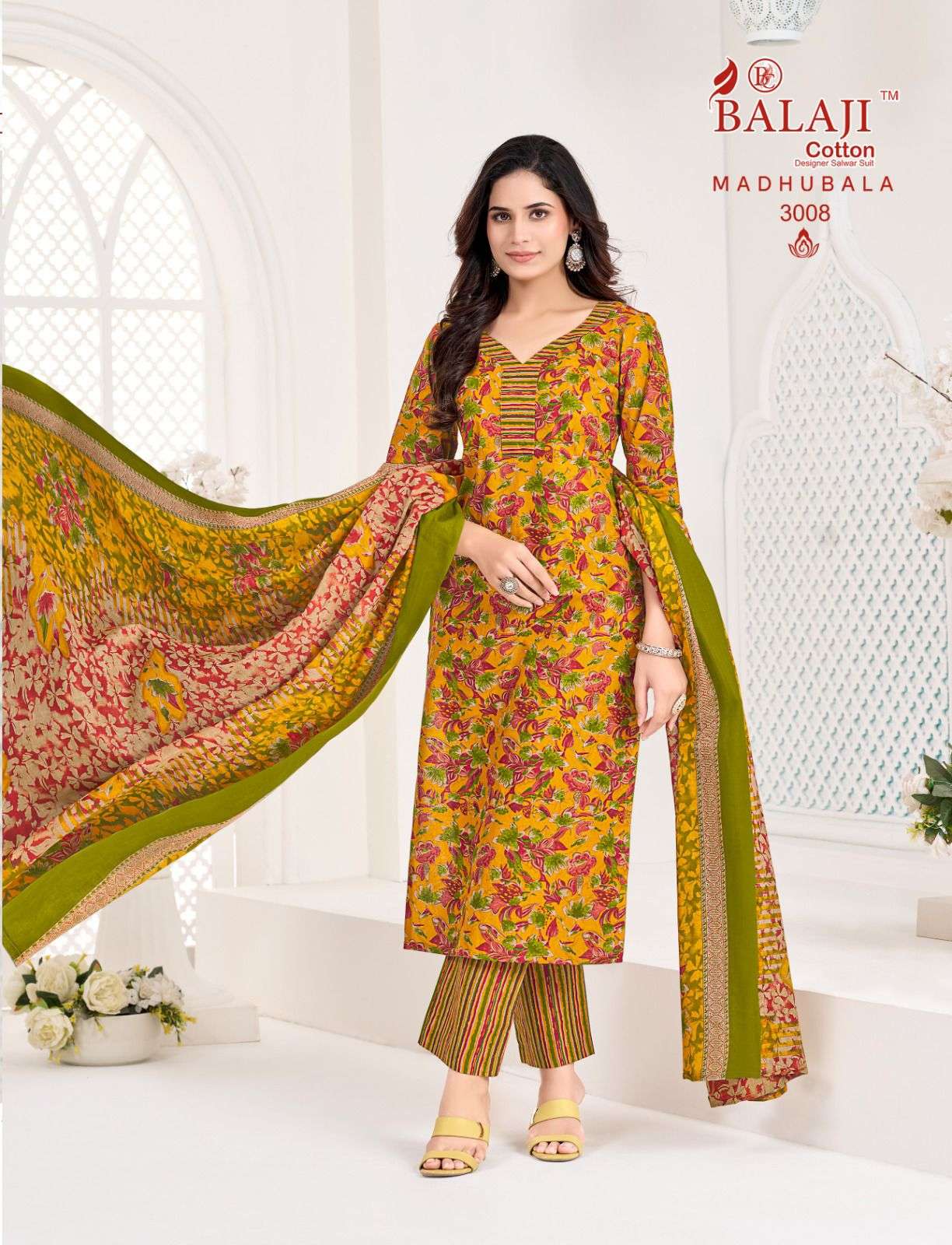 BALAJI COTTON MADUBALA VOL 3 COTTON PRINT READY MADE LADIES SUIT