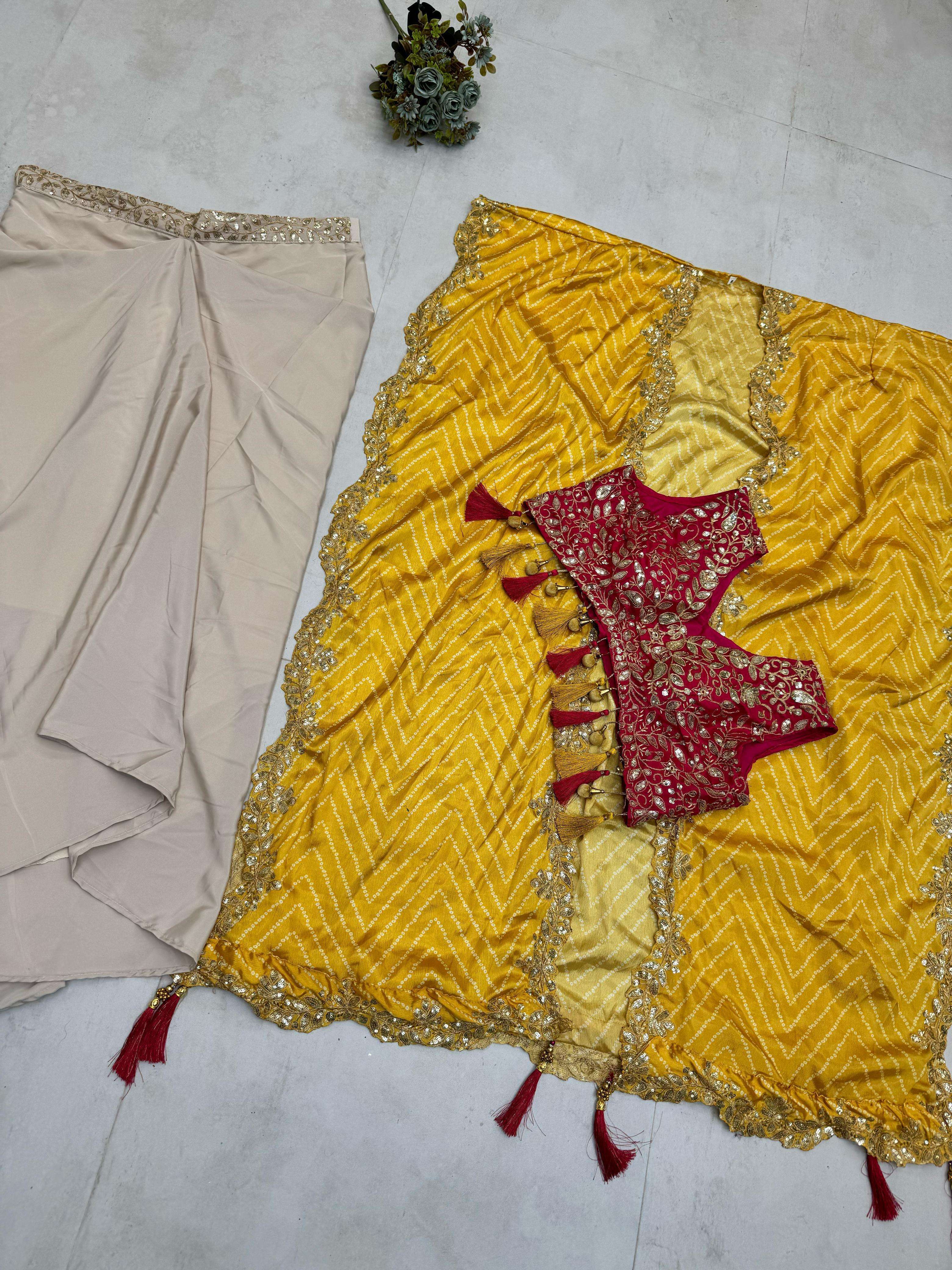 BE 308 SILK DESIGNER PARTY WEAR INDO WESTERN DRESS