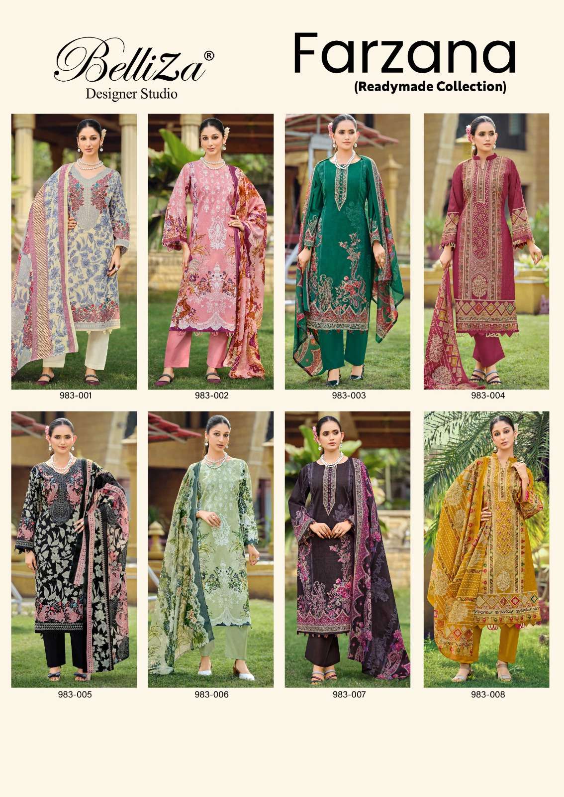 BELLIZA DESIGNER STUDIO FARZANA READY MADE COLLECTION 